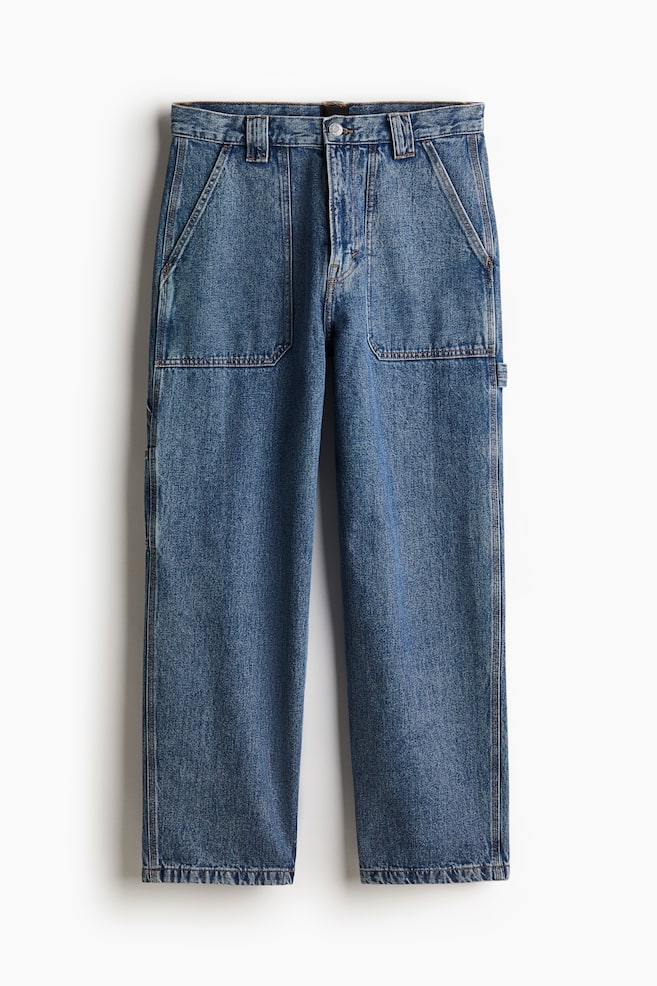 Carpenter Baggy Jeans - Denimblau/Denimschwarz - 1
