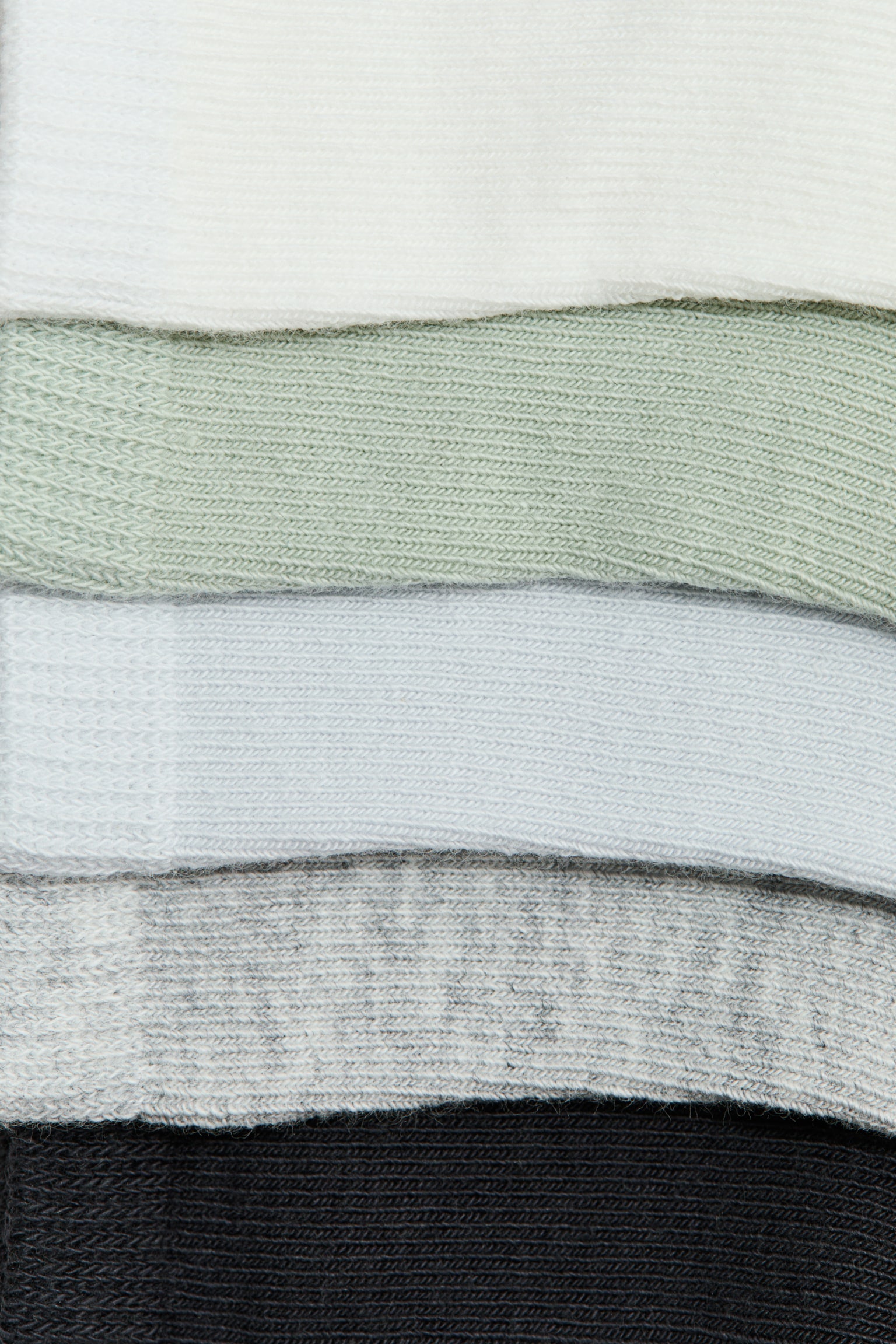 10-pack socks - Green/Grey/Black/Light beige/Brown - 2