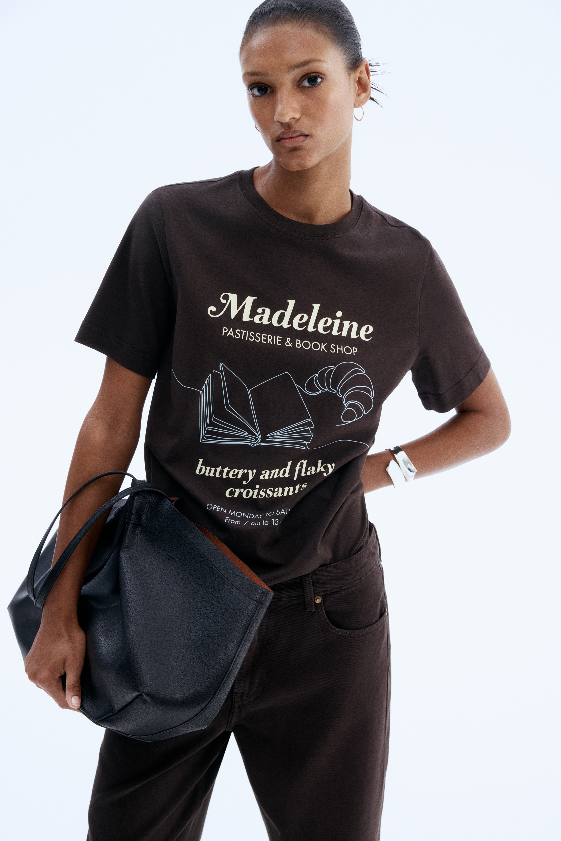 レディース プリント・グラフィック T シャツ | H&M JP