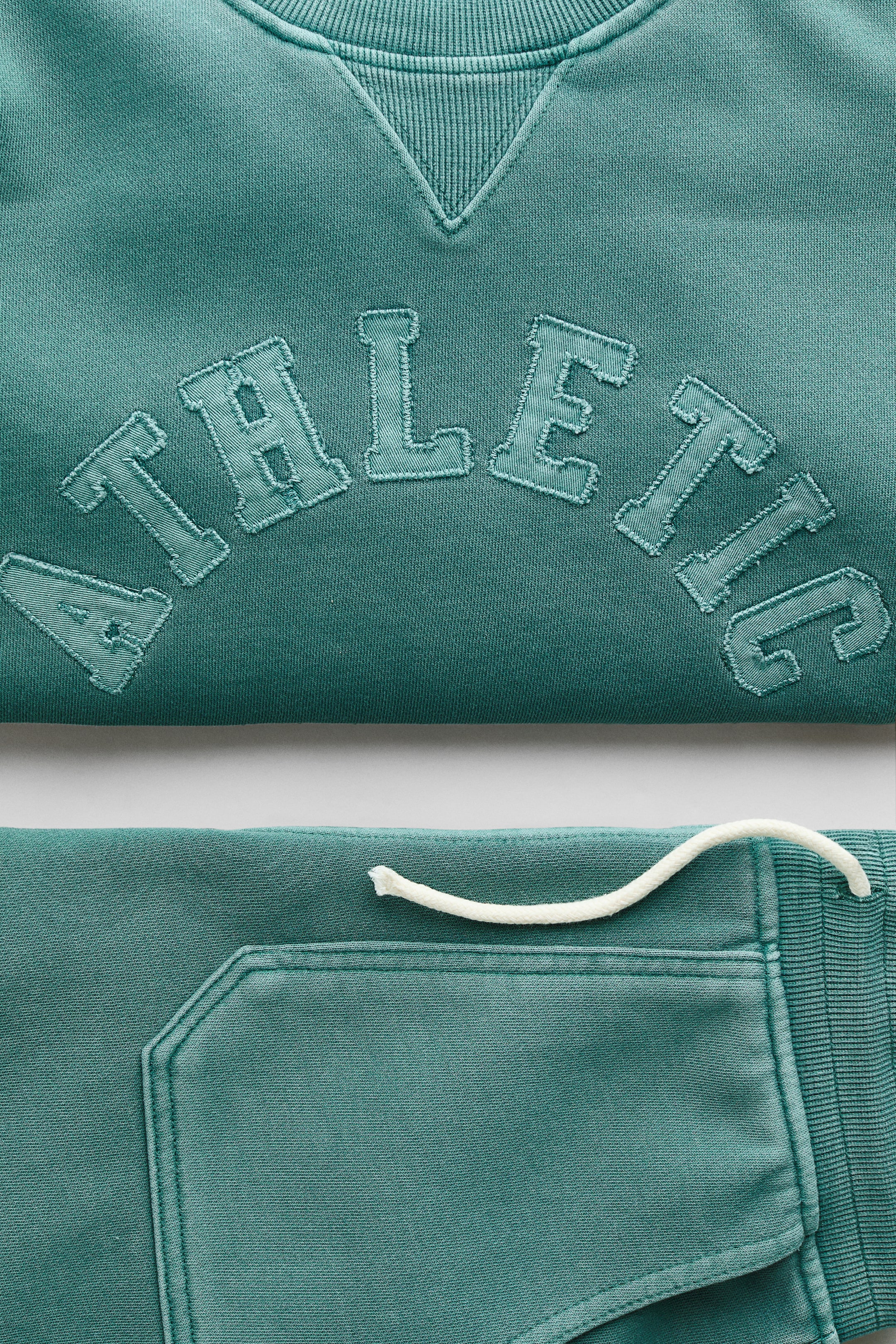 Детские топы H&M 2-Piece Sweatshirt and Sweatshorts Set — фото 3