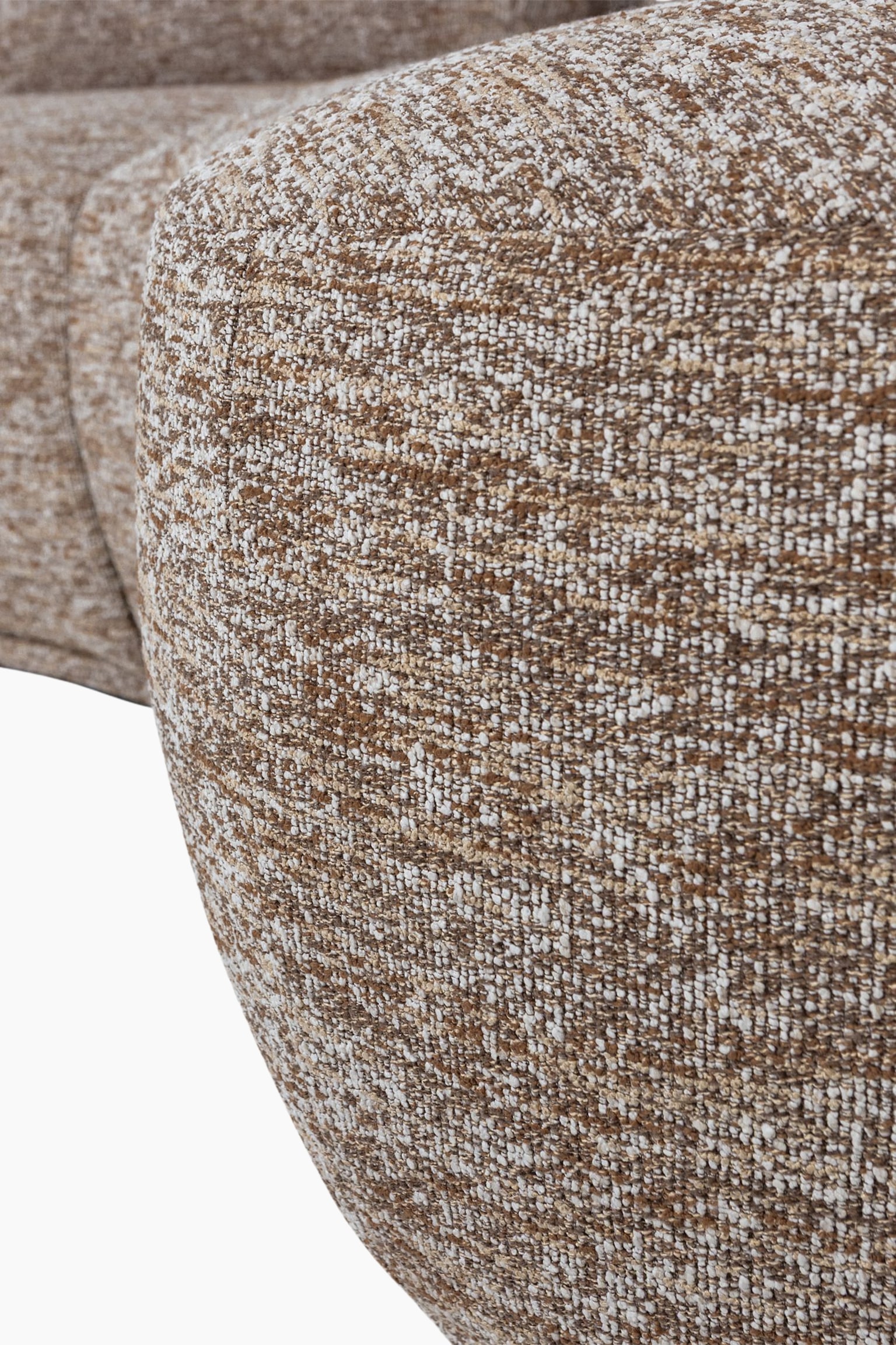 Batavier Canapé Demi-rond 4 Places - Marron - 5