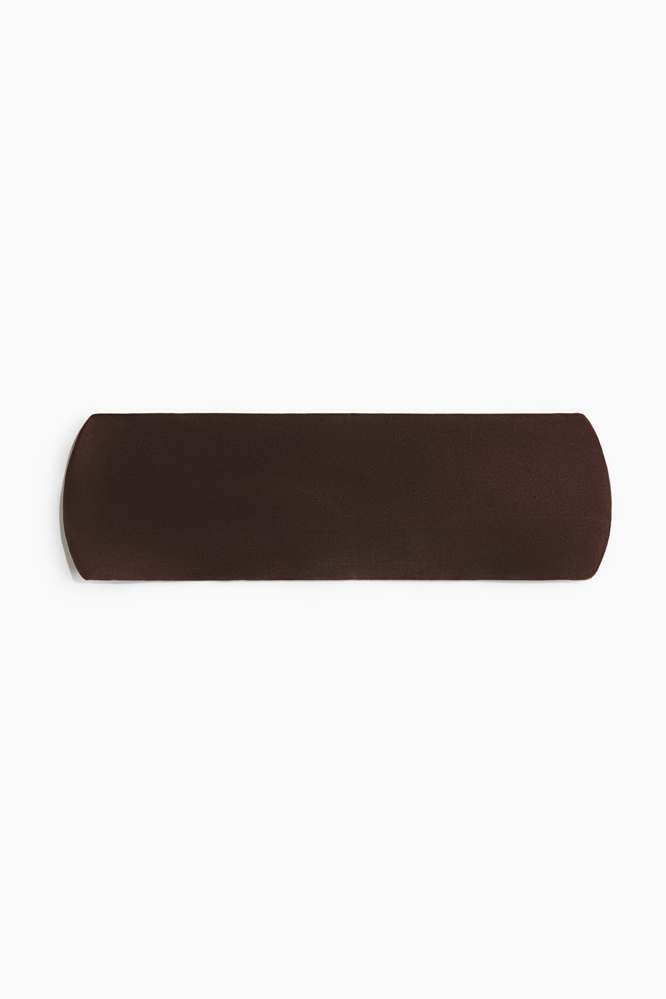 Silk hairband - Dark brown
