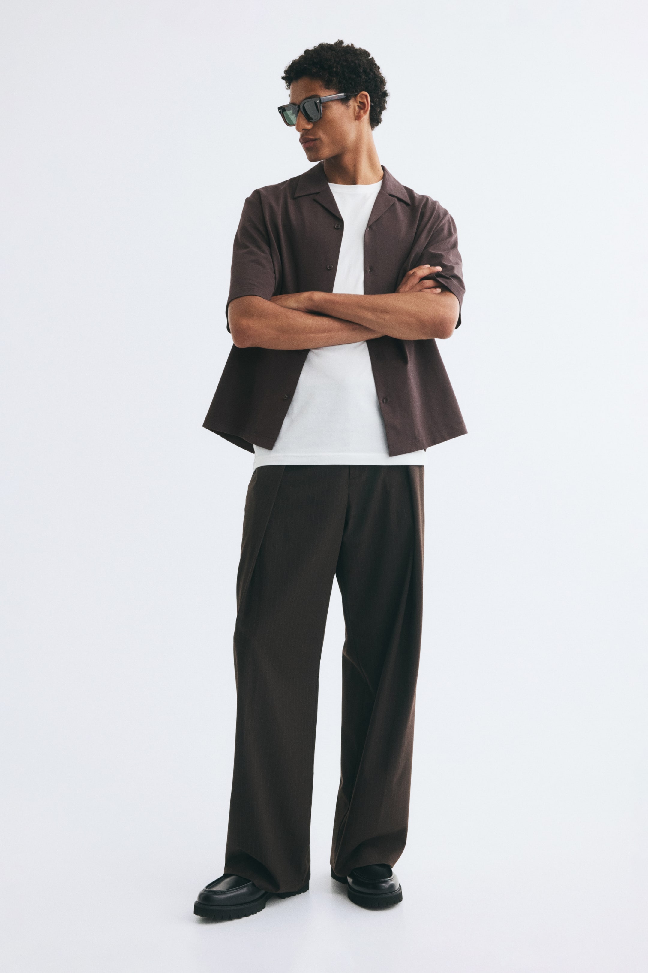 Regular-Fit Jersey Resort Shirt