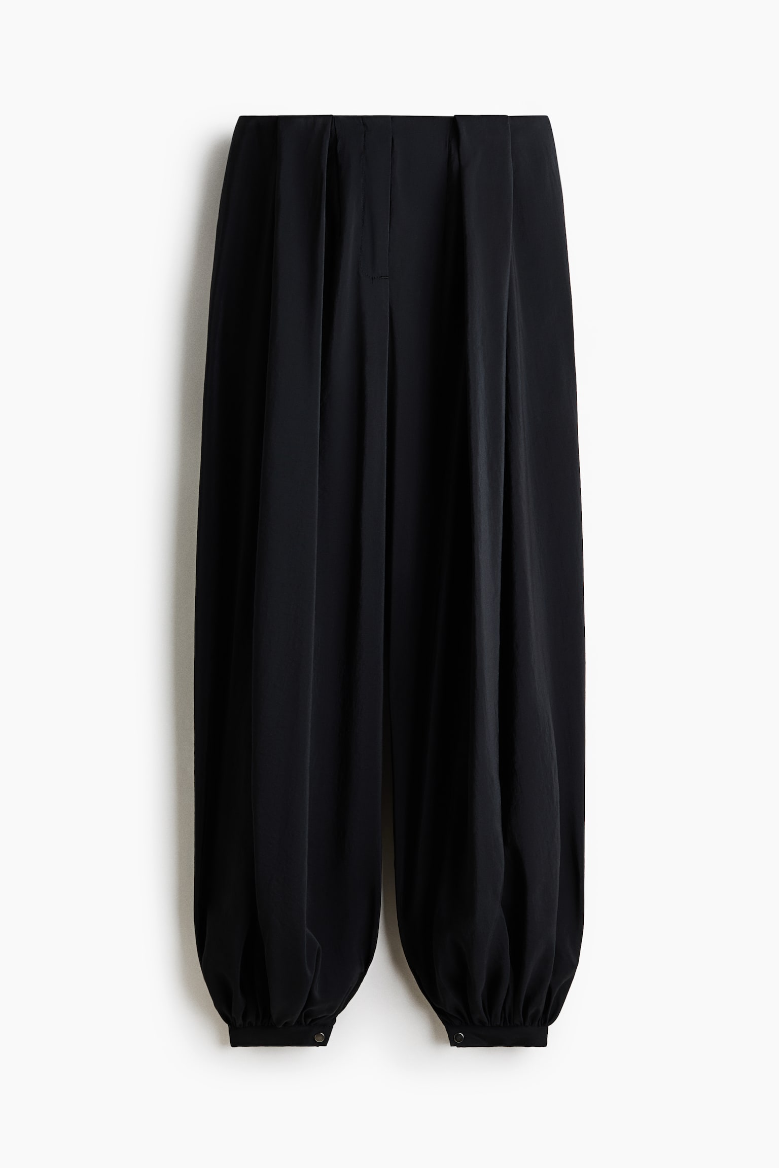 Balloon-Leg Modal Pants - 1
