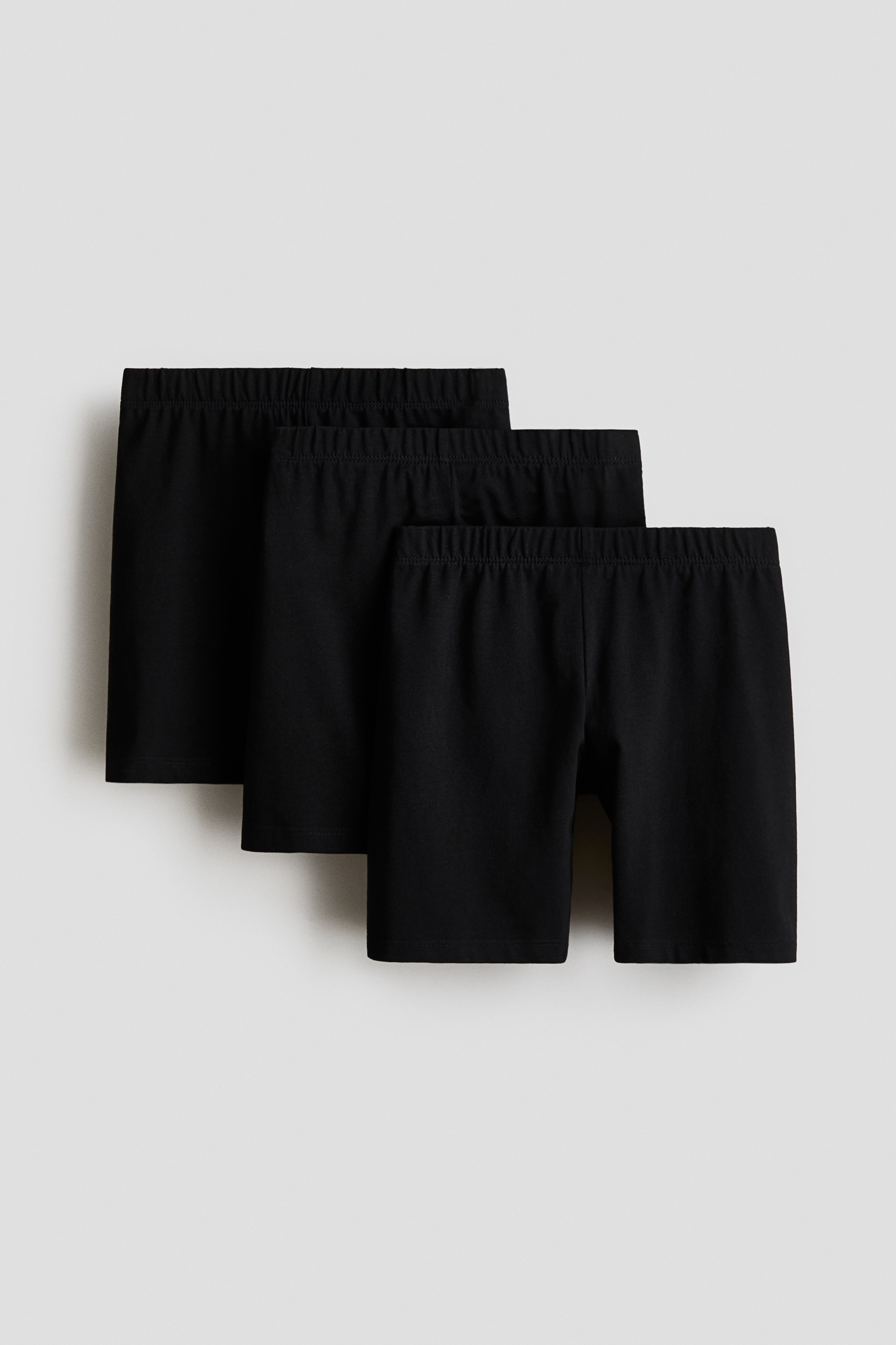 H & M - 3er-Pack Radlershorts - Schwarz - Kinder