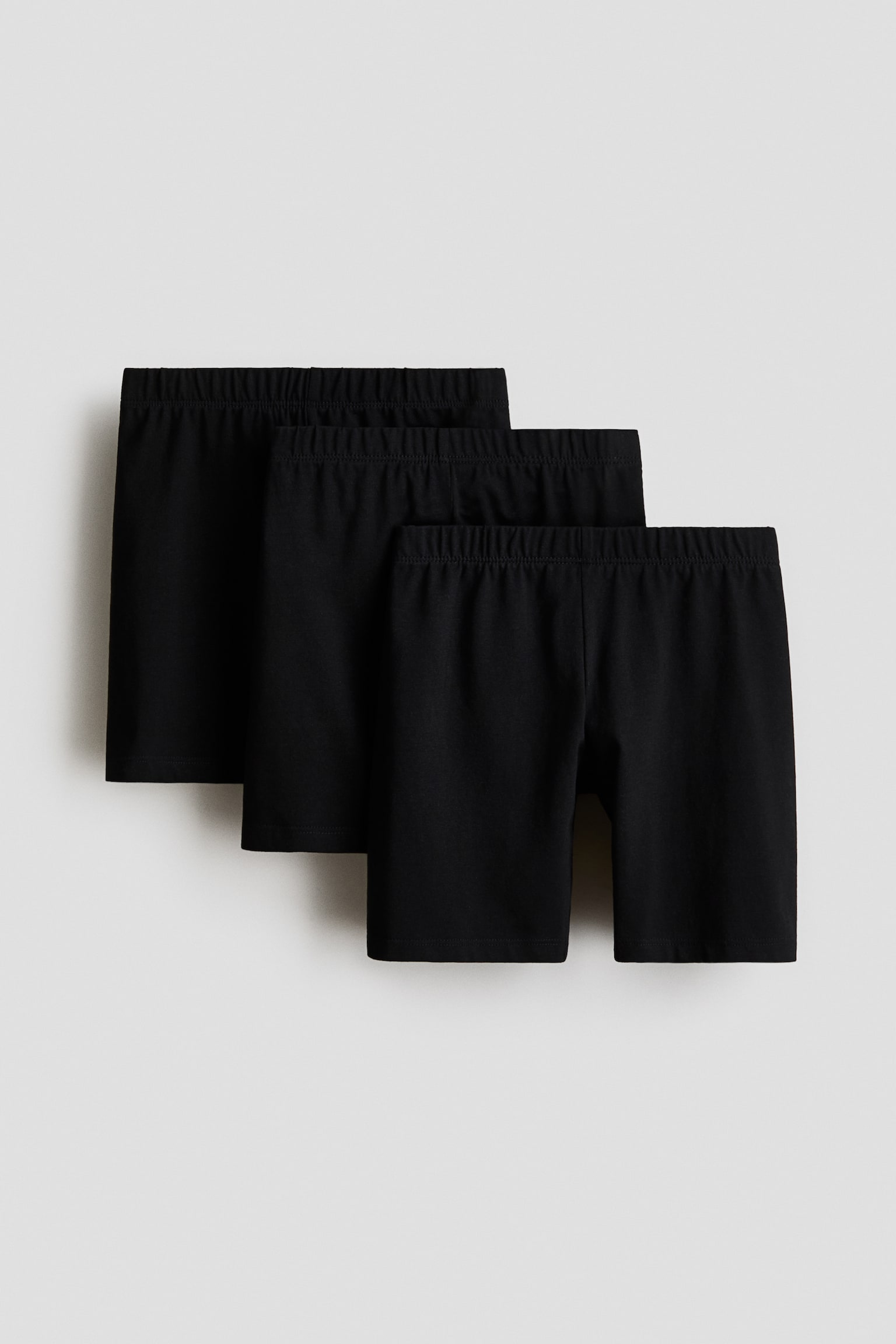 3-Pack Bike Shorts - Black/Gray/black