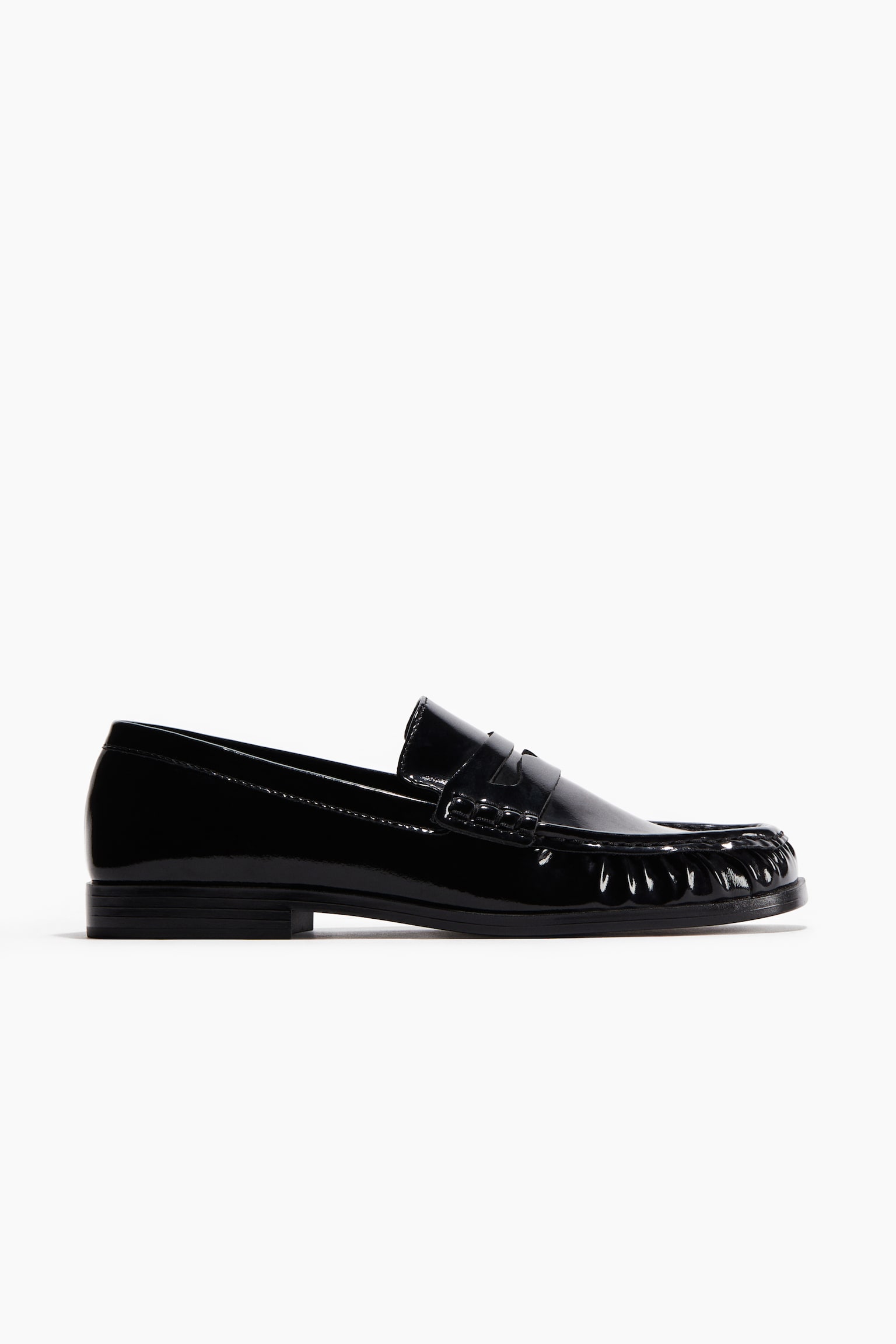 Patent loafers - Black/Burgundy - 2