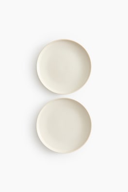 2-pack förrättstallrik med reaktiv glasering