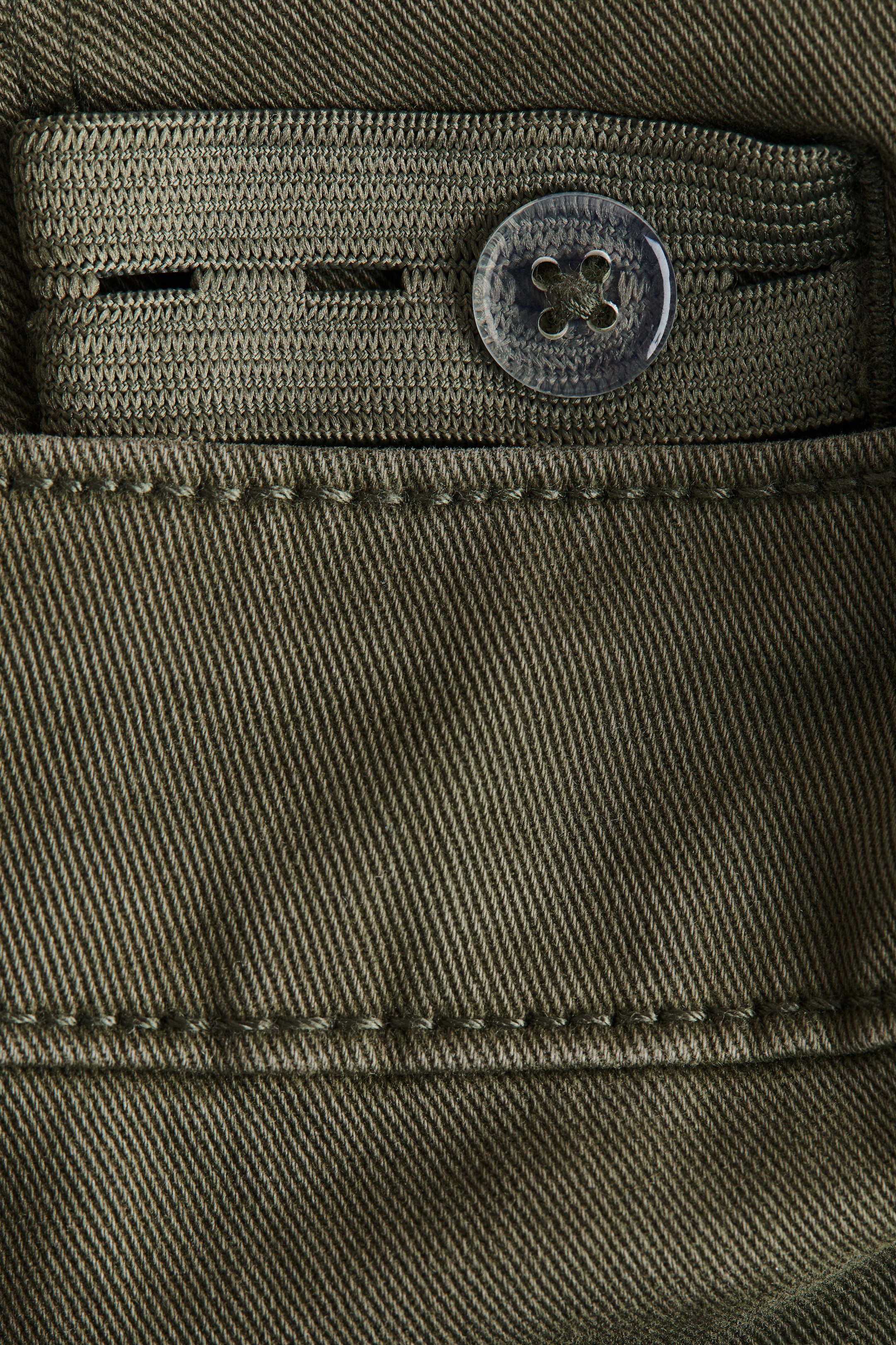 Stud-Detail Twill Pants