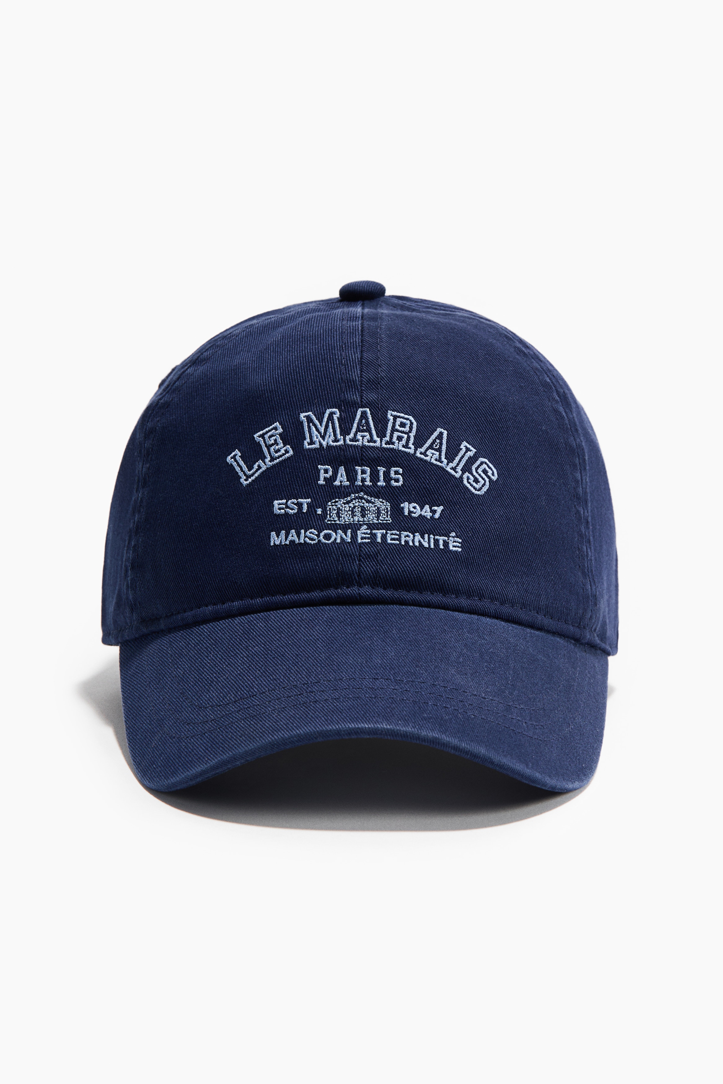 Twillcap mit Motivstickerei - Marineblau/Le Marais/Hellbeige/Chicago/Dunkelbraun/Balance/Dunkelgrün/Chicago/Dunkelrot/L.A. Athletic/Dunkles Khakigrün/Atelier/Beige/Rowing Club/Beige/Running Club/Grün/San Francisco/Dunkelbeige/NY