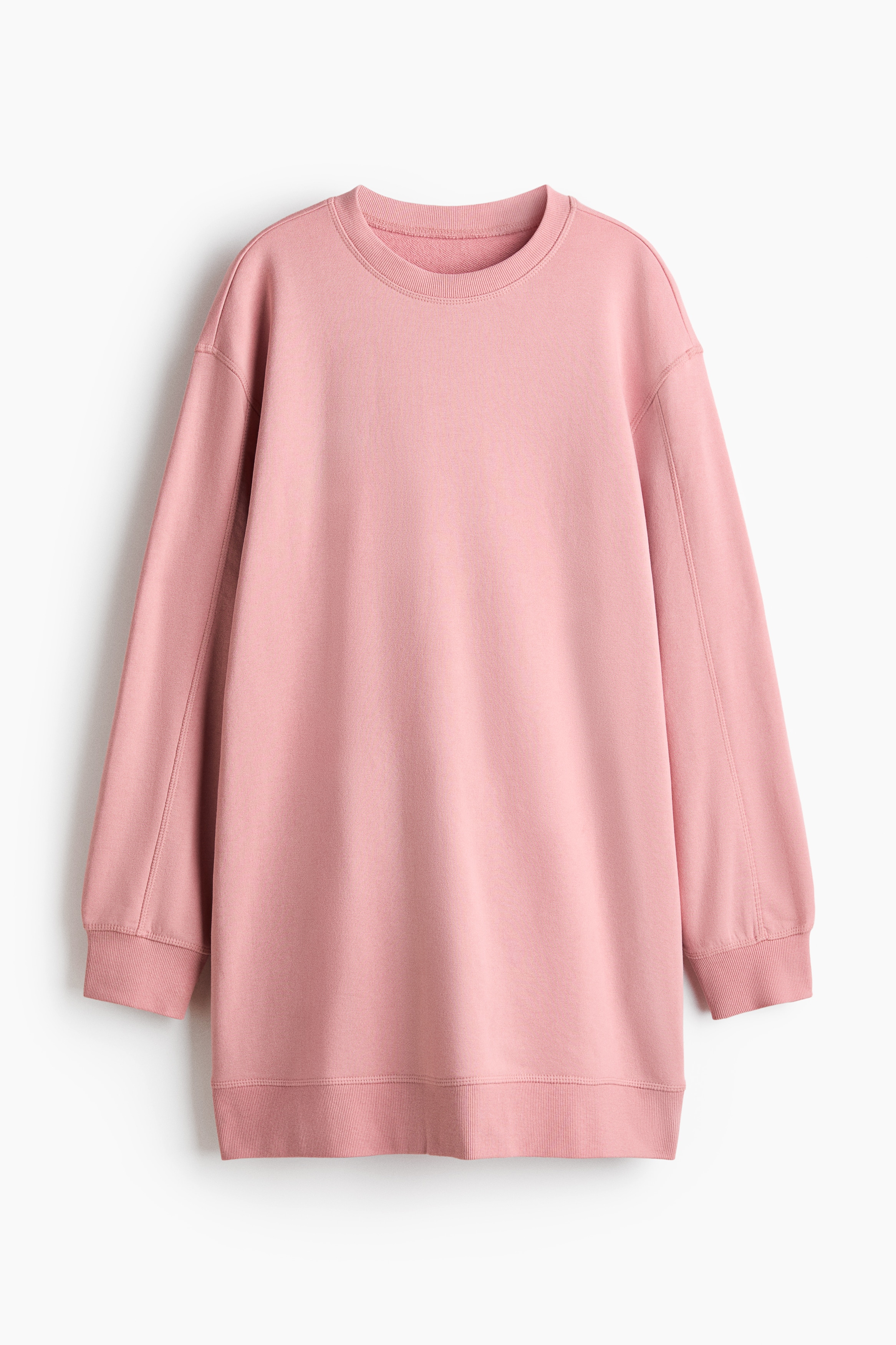 Sweatshirt Dress - Pink/Navy blue/Light blue/Black