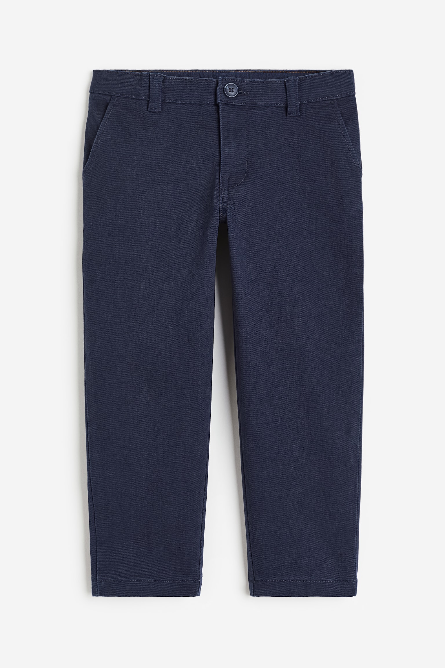 Relaxed Fit twill chinos - Navy blue - 1