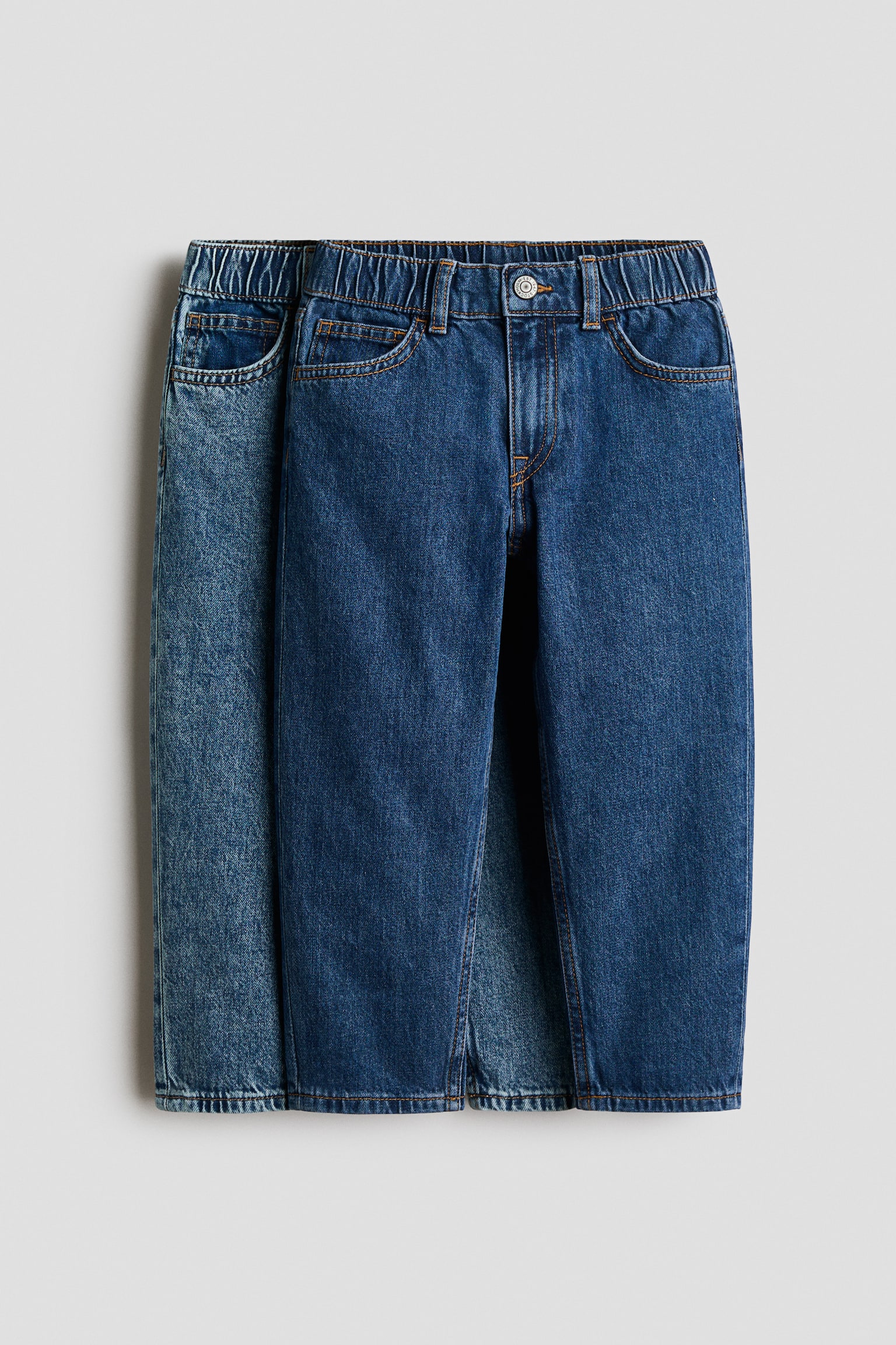 Jeans a sigaretta Loose Fit 2 pz - Blu denim/blu denim scuro/Nero/blu denim
