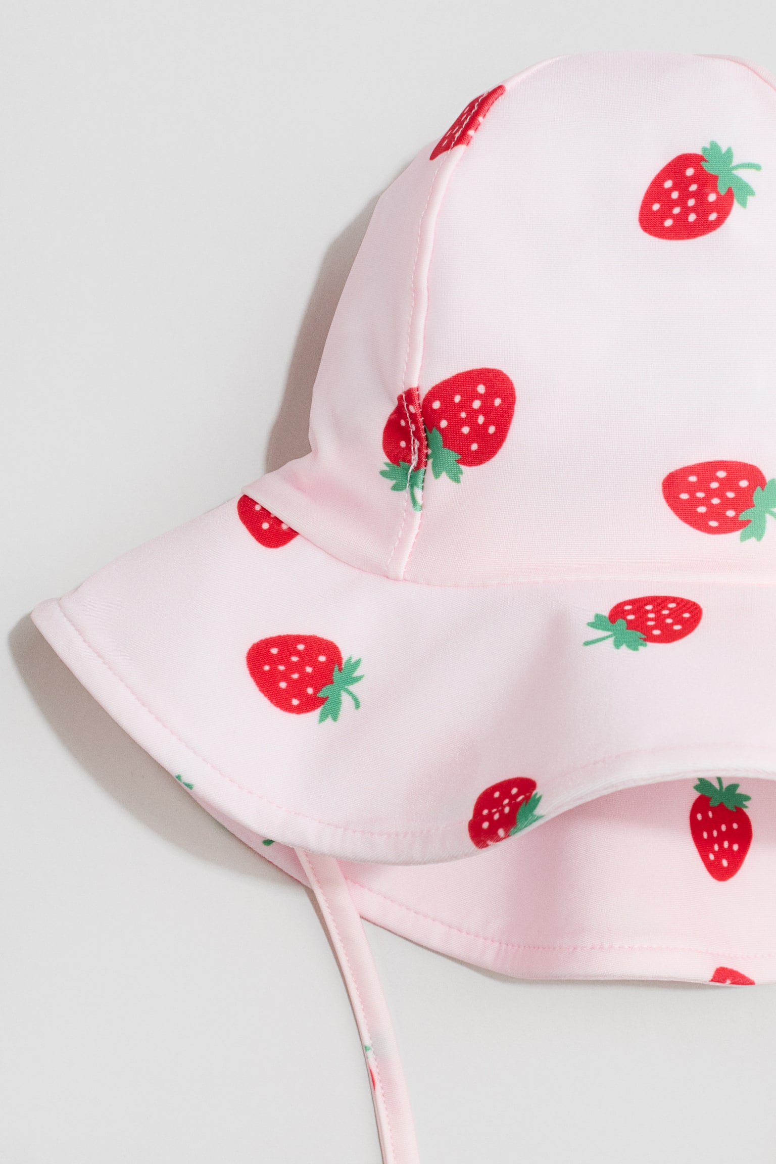 UPF 50 sun hat - Light pink/Strawberries/Pink/Floral - 2