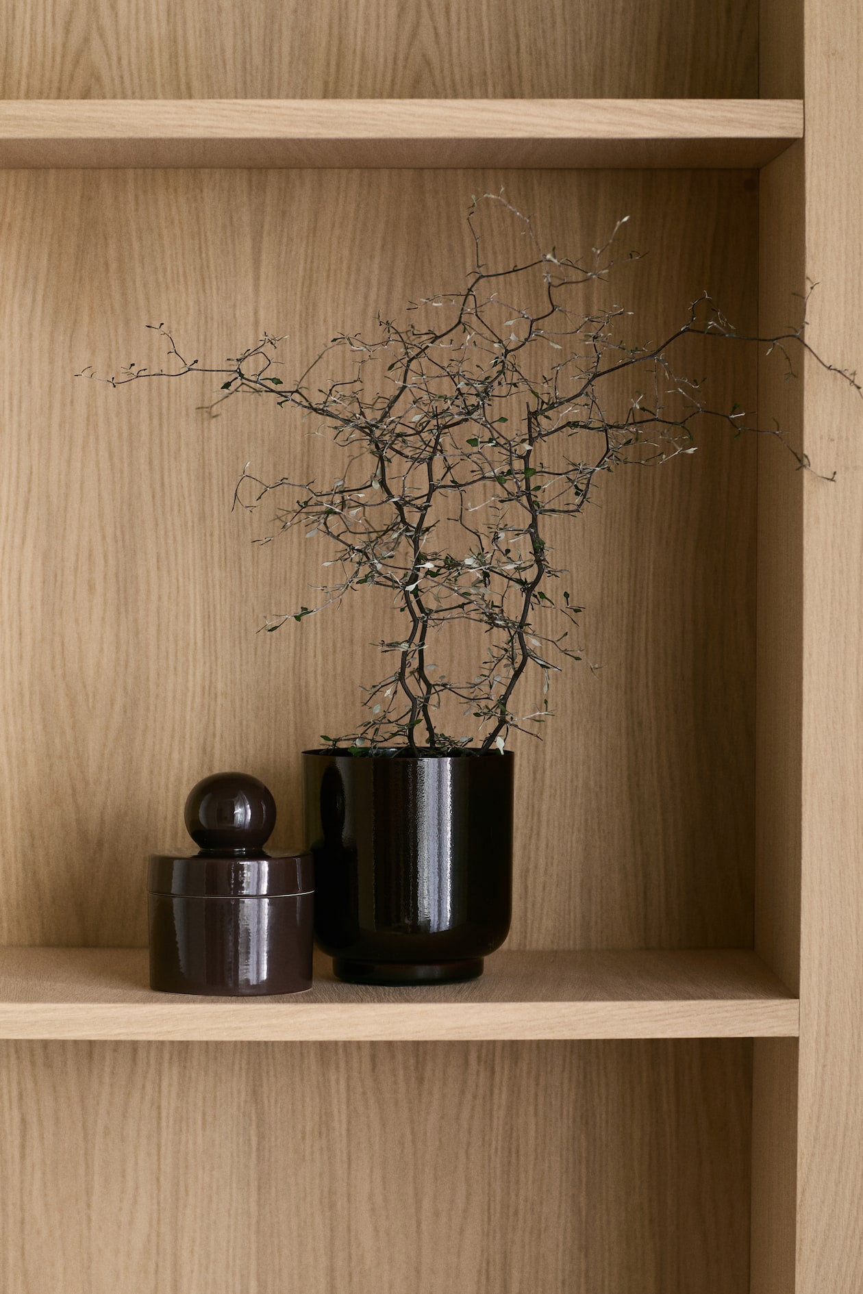 Cache-pot en métal - Marron foncé - Home All | H&M FR