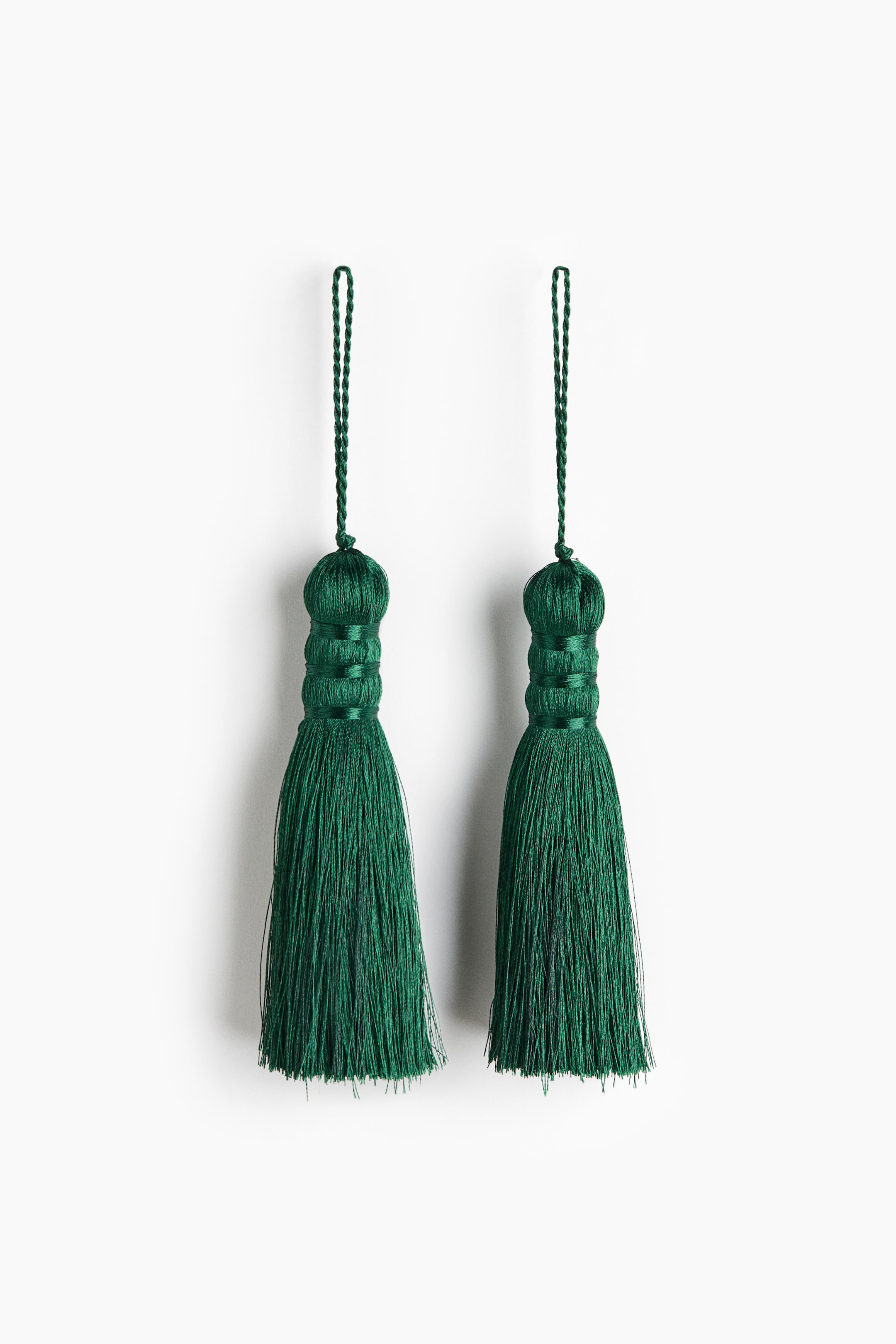 Zobrazit větší obrázek: Vánoční střapec 2 kusy - Dark green - HOME | H&M CZ 1