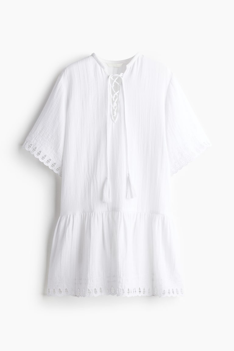 drop waist corset dress white Yvette Corset Midi Dress main image 0