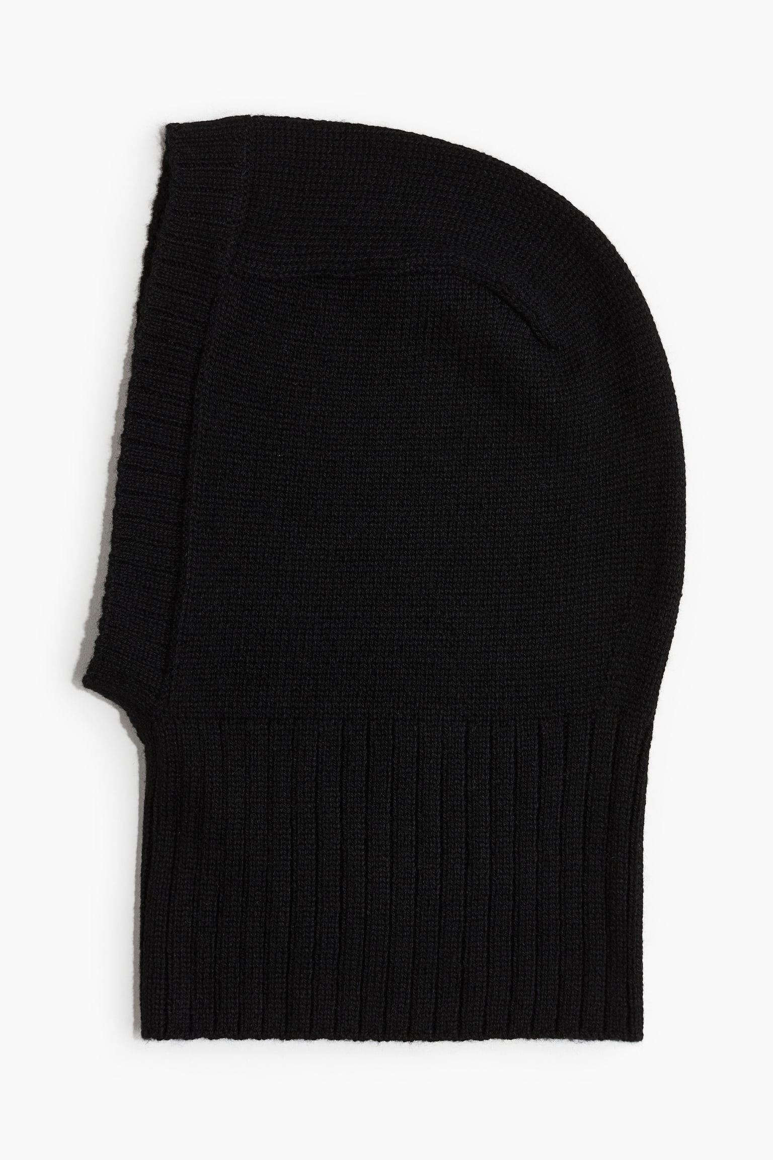 Knitted balaclava - Black - 1