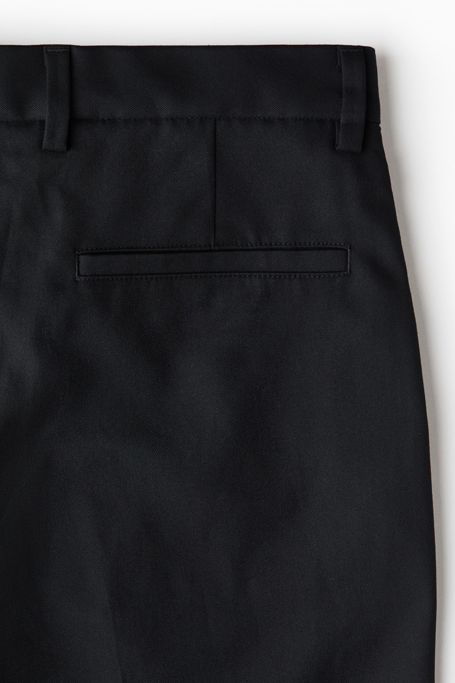 Мужские брюки H&M Regular-Fit Tailored, цвет: Чёрный — фото 5