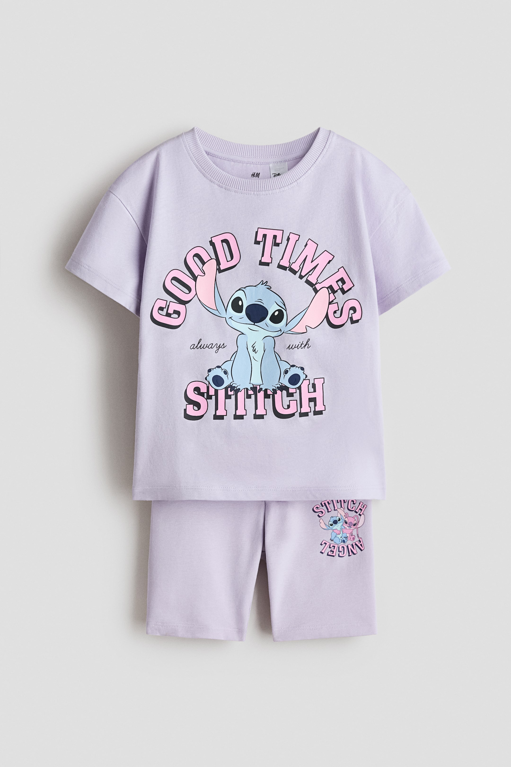 View larger image: 2-piece printed set - Purple/Lilo & Stitch - Kids | H&M IN 1