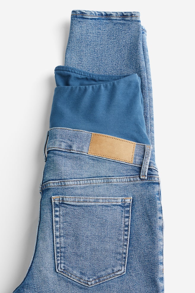 MAMA Slim Ankle Jeans - Medium denimblå/Lys denimblå/Sort/Washed out/Hvid/Sort - 3