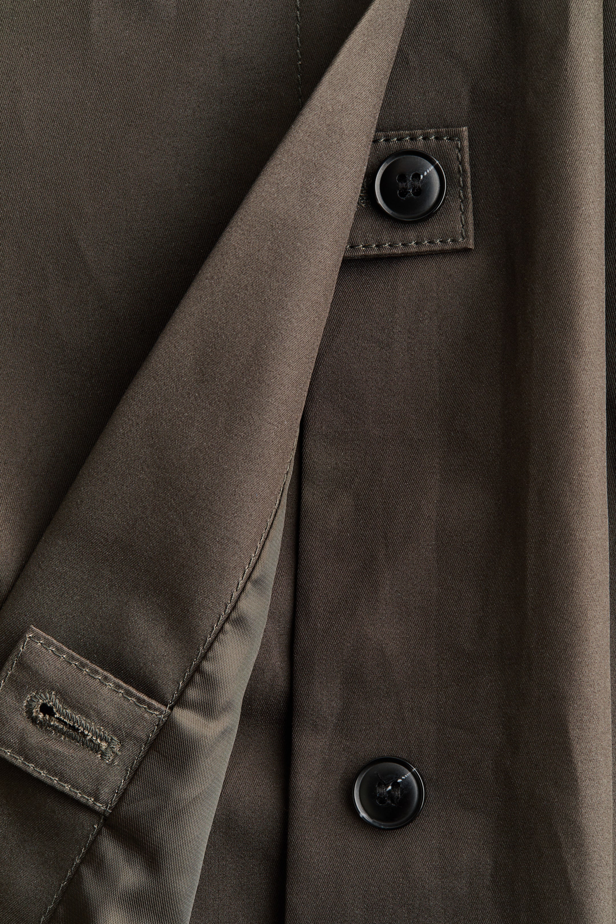 Belted Twill Coat