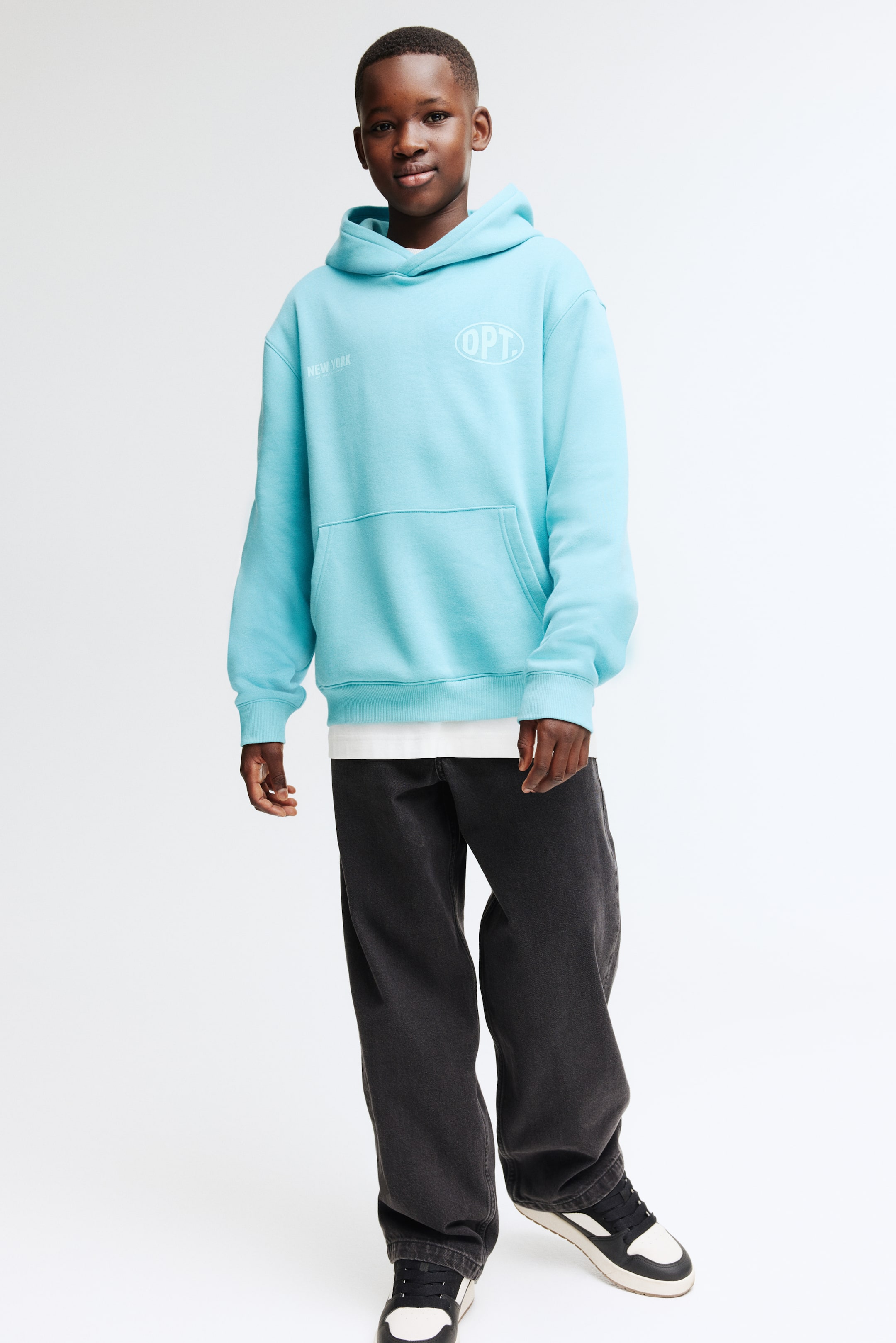 View larger image: Hoodie - Green/New York - Kids | H&M GB 2