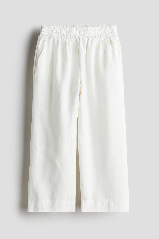 Leinenhose - Weiß - 1