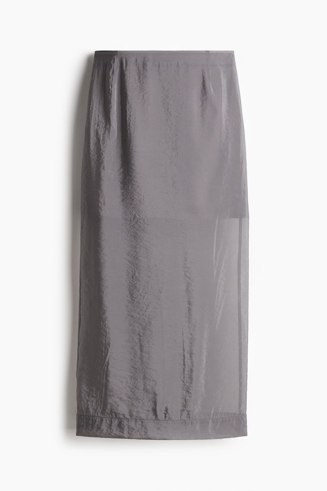 Organza skirt - Grey - 1
