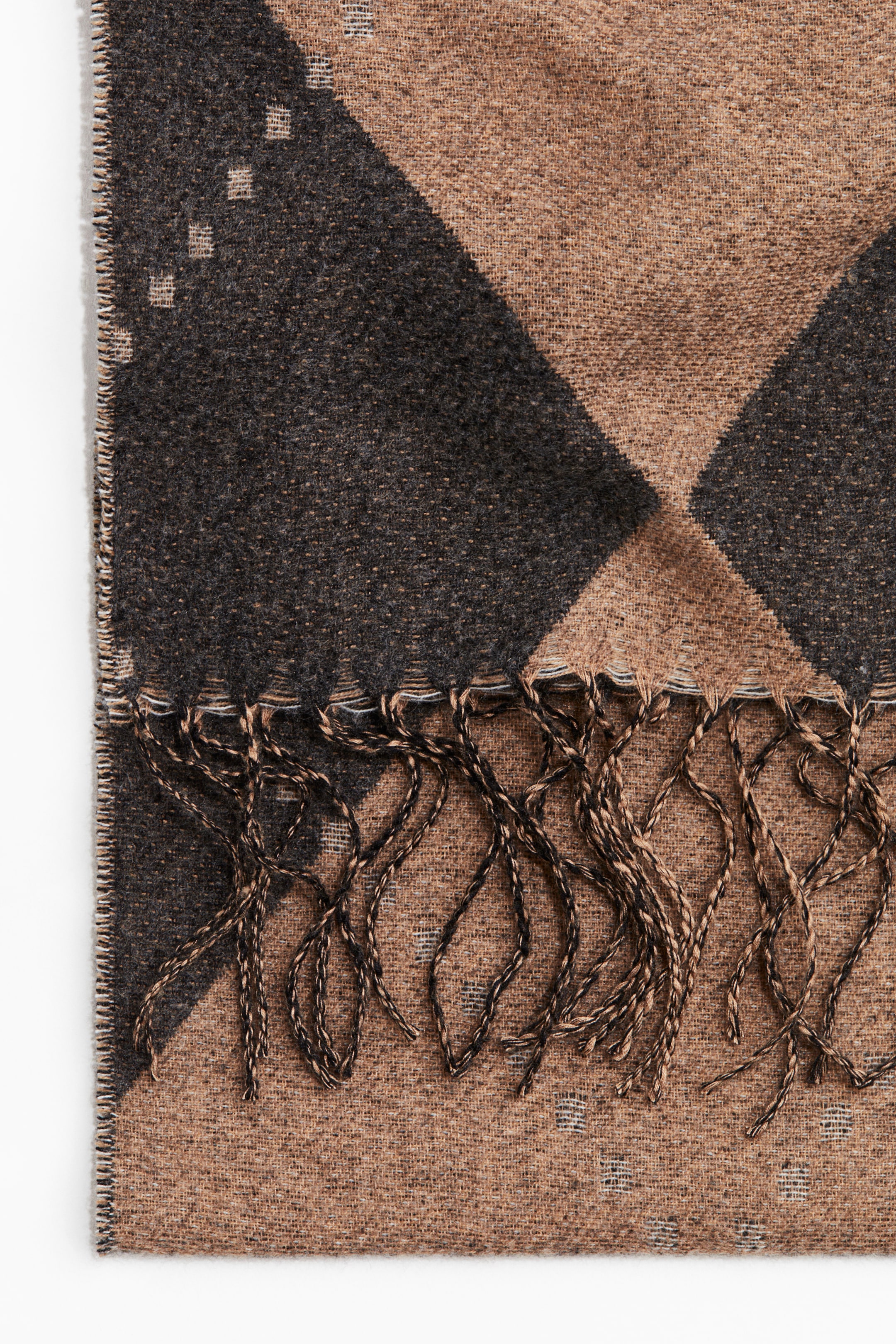 Ver imagen más grande: Bufanda - Beige/Diseño de rombos - MUJER | H&M ES 2