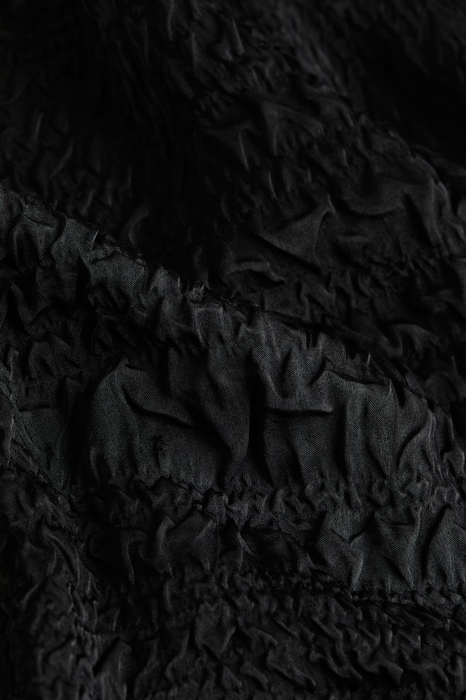 Textured-weave dress - Black - 4