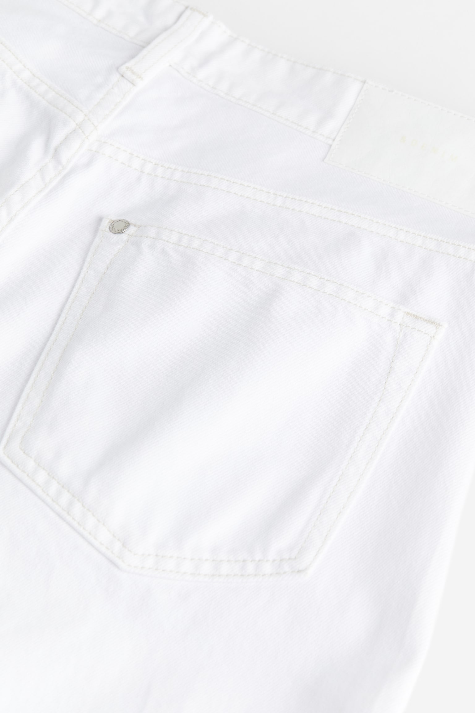 Baggy Regular Jeans - White - 2