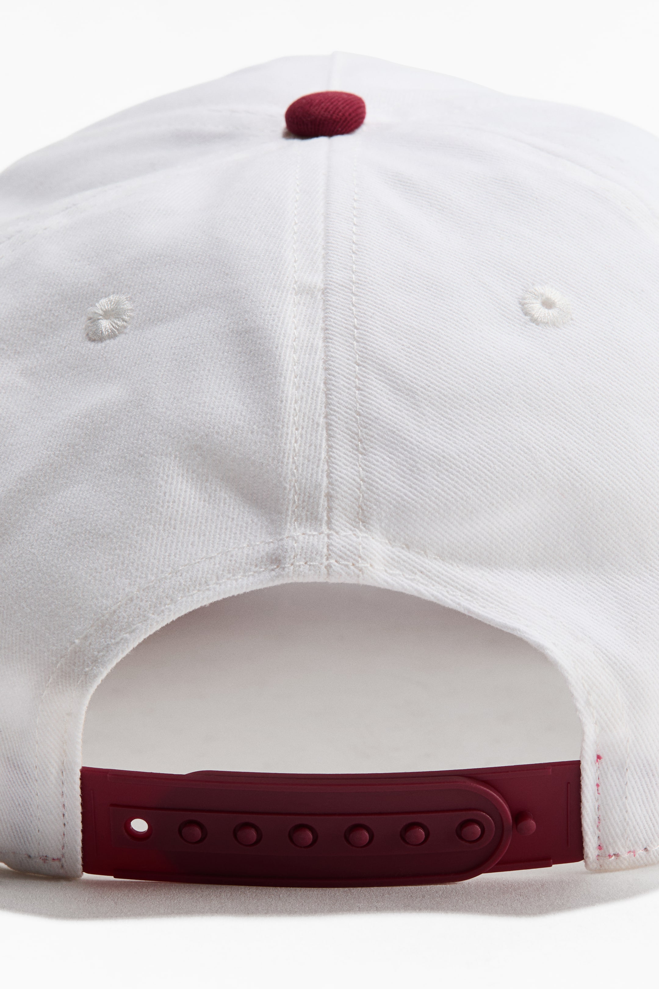 Casquette en sergé de coton avec motif