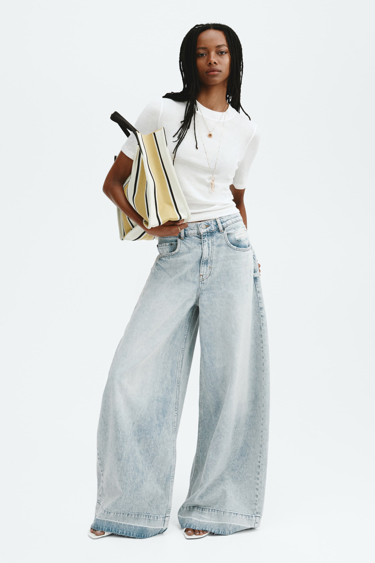 Pima cotton T-shirt - White - 1