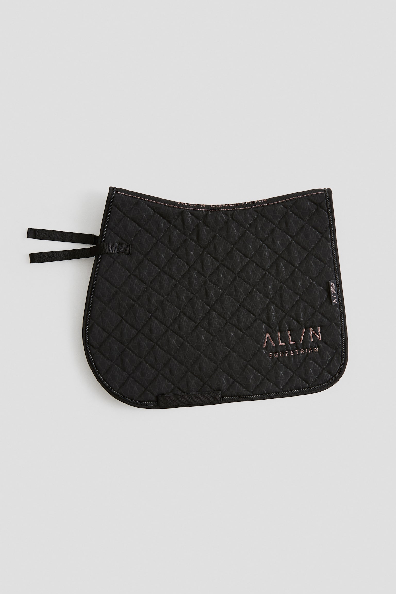 Quilted saddle pad - Zwart