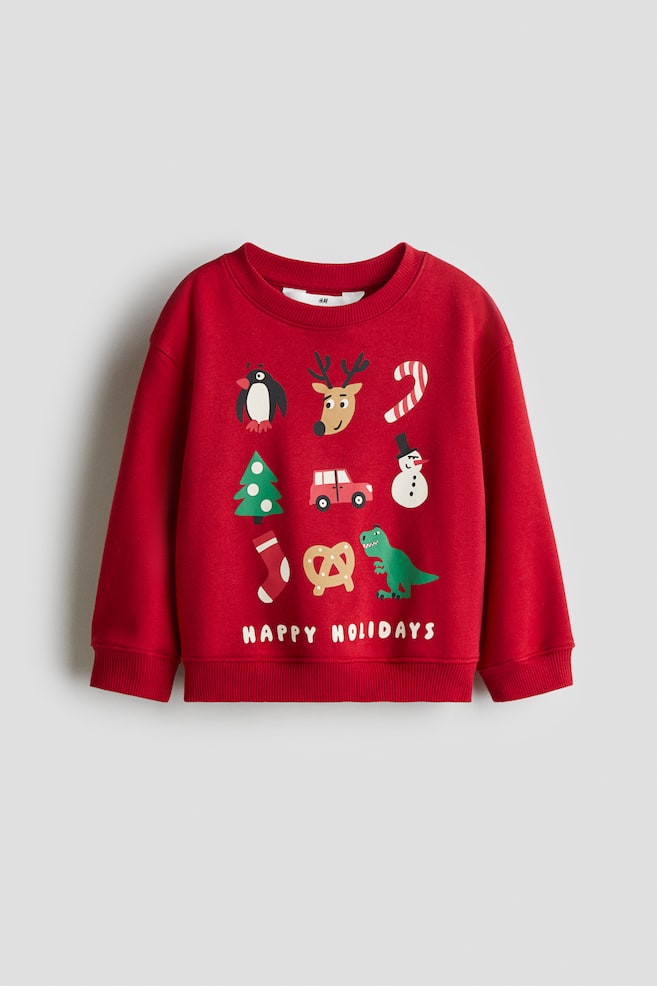 Felpa - Rosso/Happy Holidays/Arancione/fantasma/Grigio/bastoncino di zucchero/Blu/automobili/Azzurro/NASA/Giallo/Load Of Fun/Blu/stegosauro/Beige chiaro/Lil Brother - 1