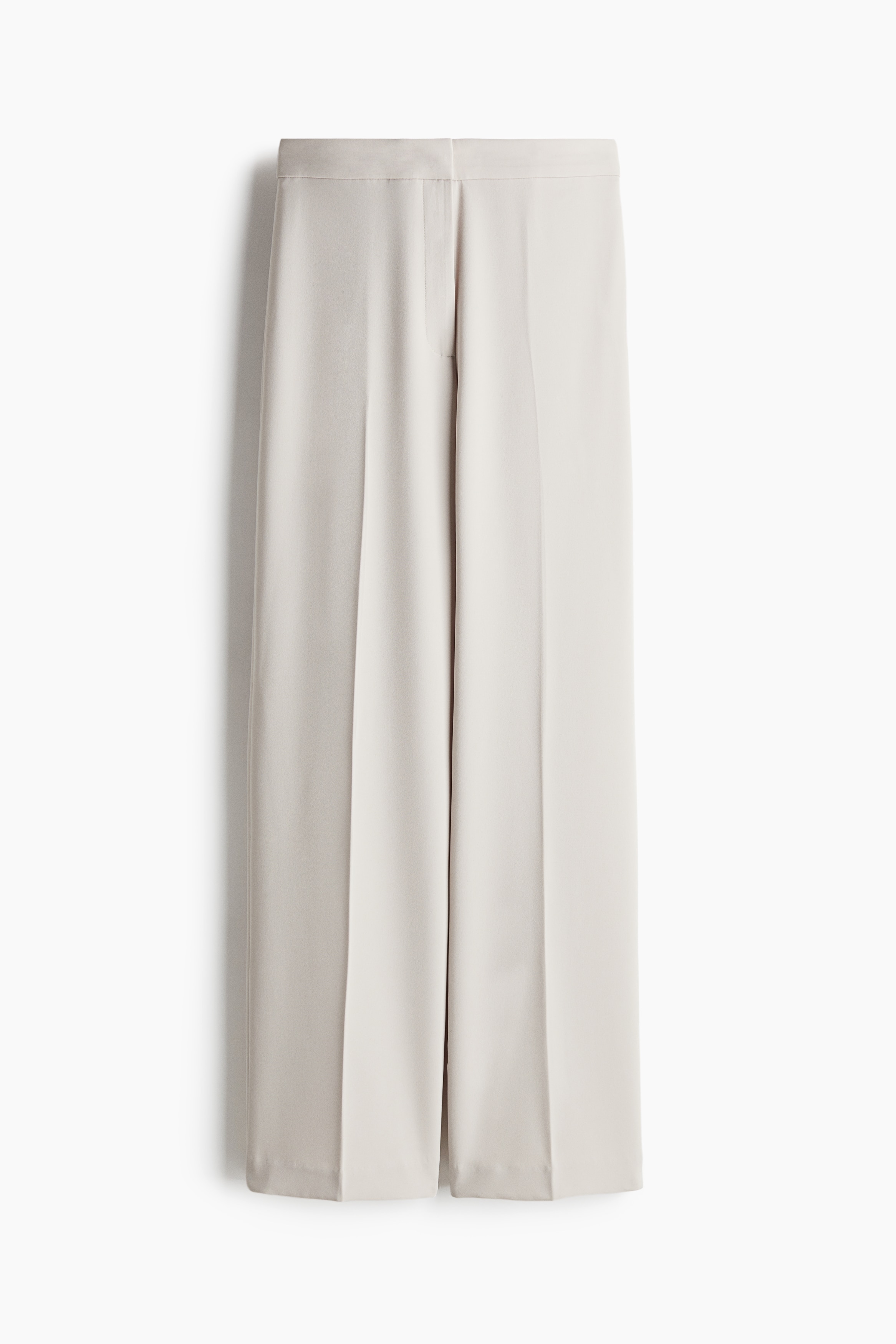 Pantalon large - Taupe clair/Noir/Blanc