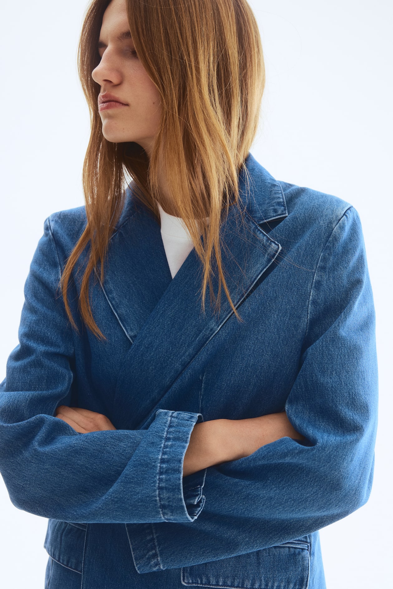 Single-Breasted Denim Jacket - image 5