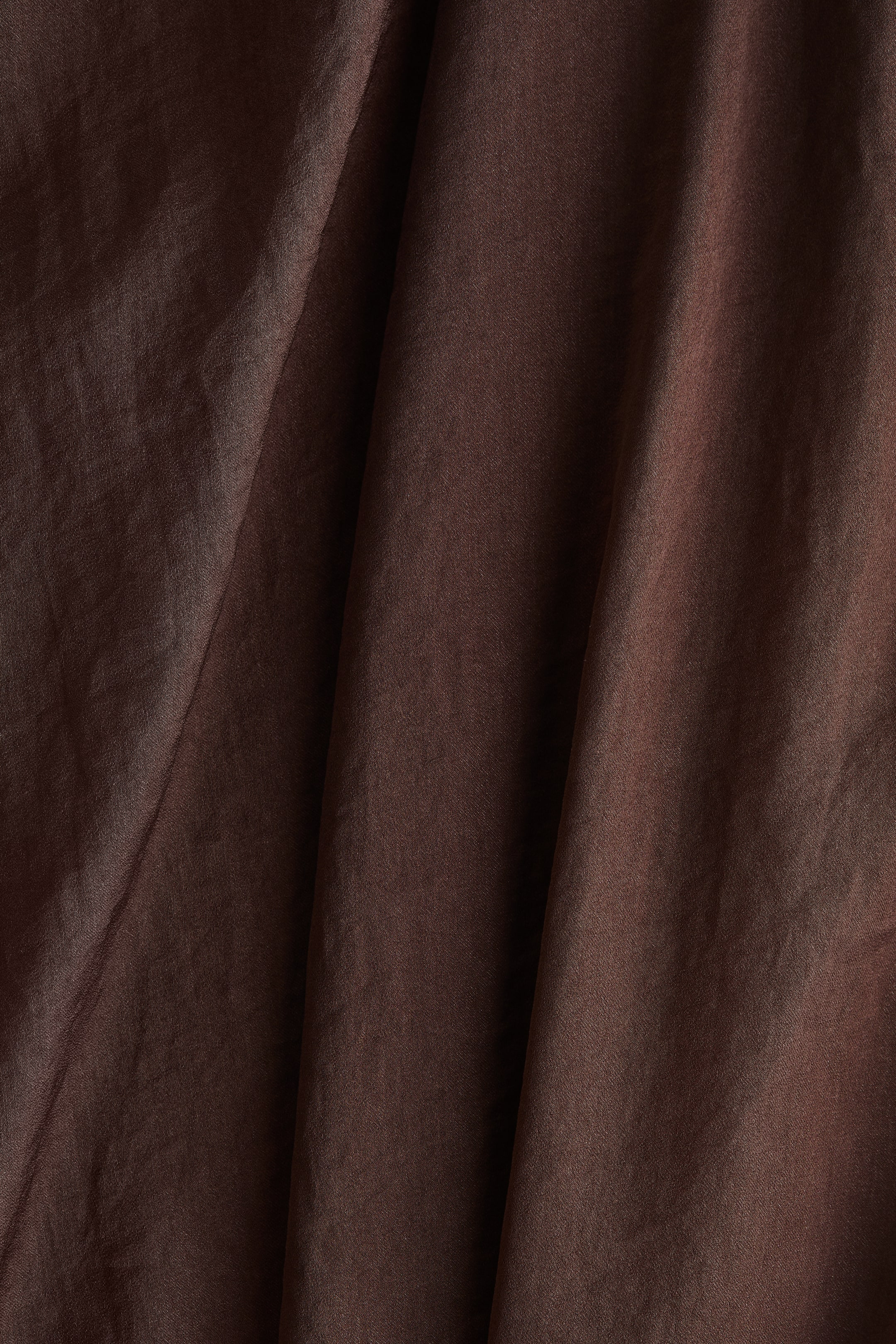 Vezi imaginea mai mare: Pantaloni bufanți din satin - Maro-închis - FEMEI | H&M RO 4