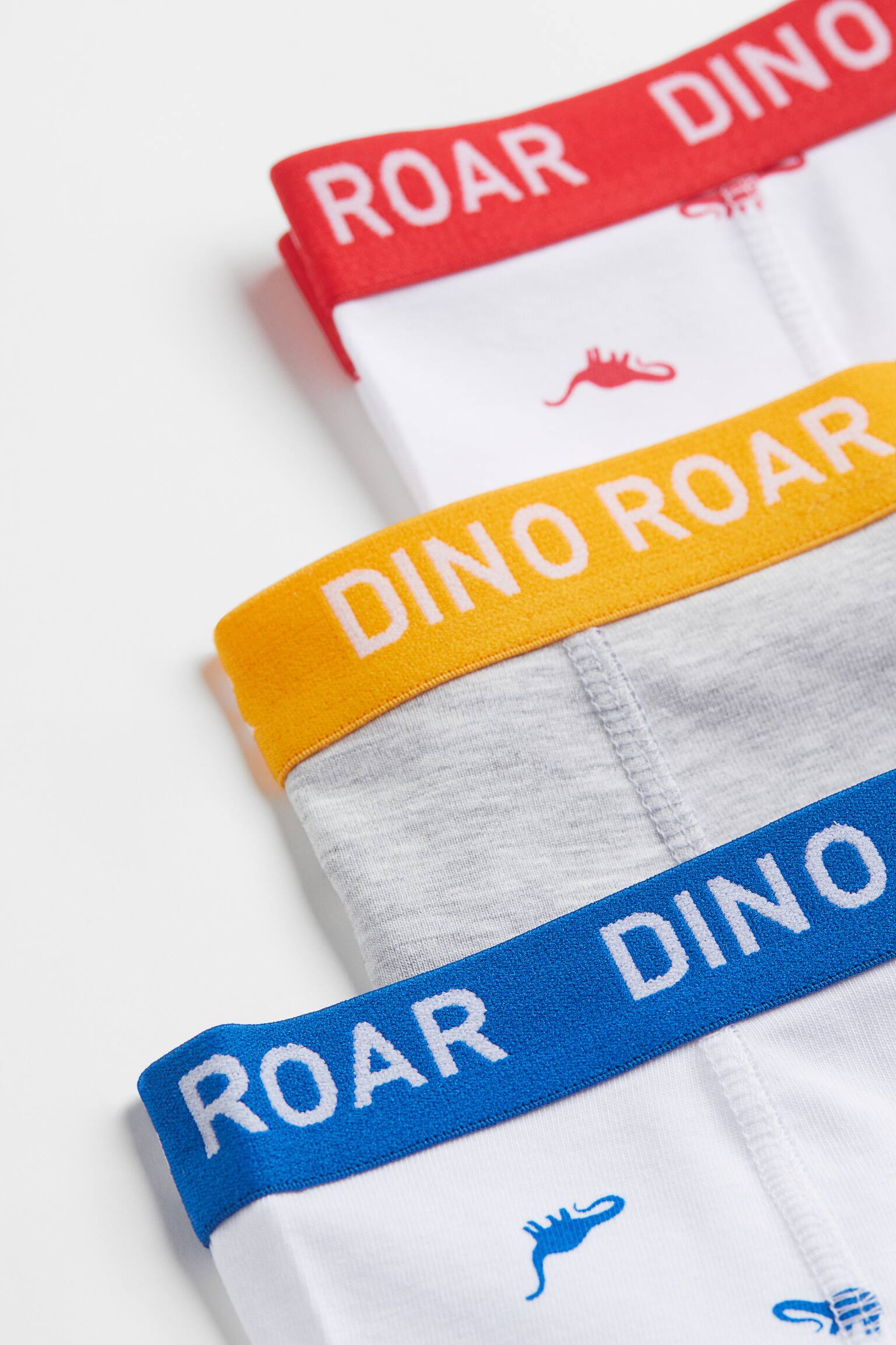 5-pack Boxer Briefs - White/Dinosaurs/Dark blue/Anchors/Blue/Tractors - 2