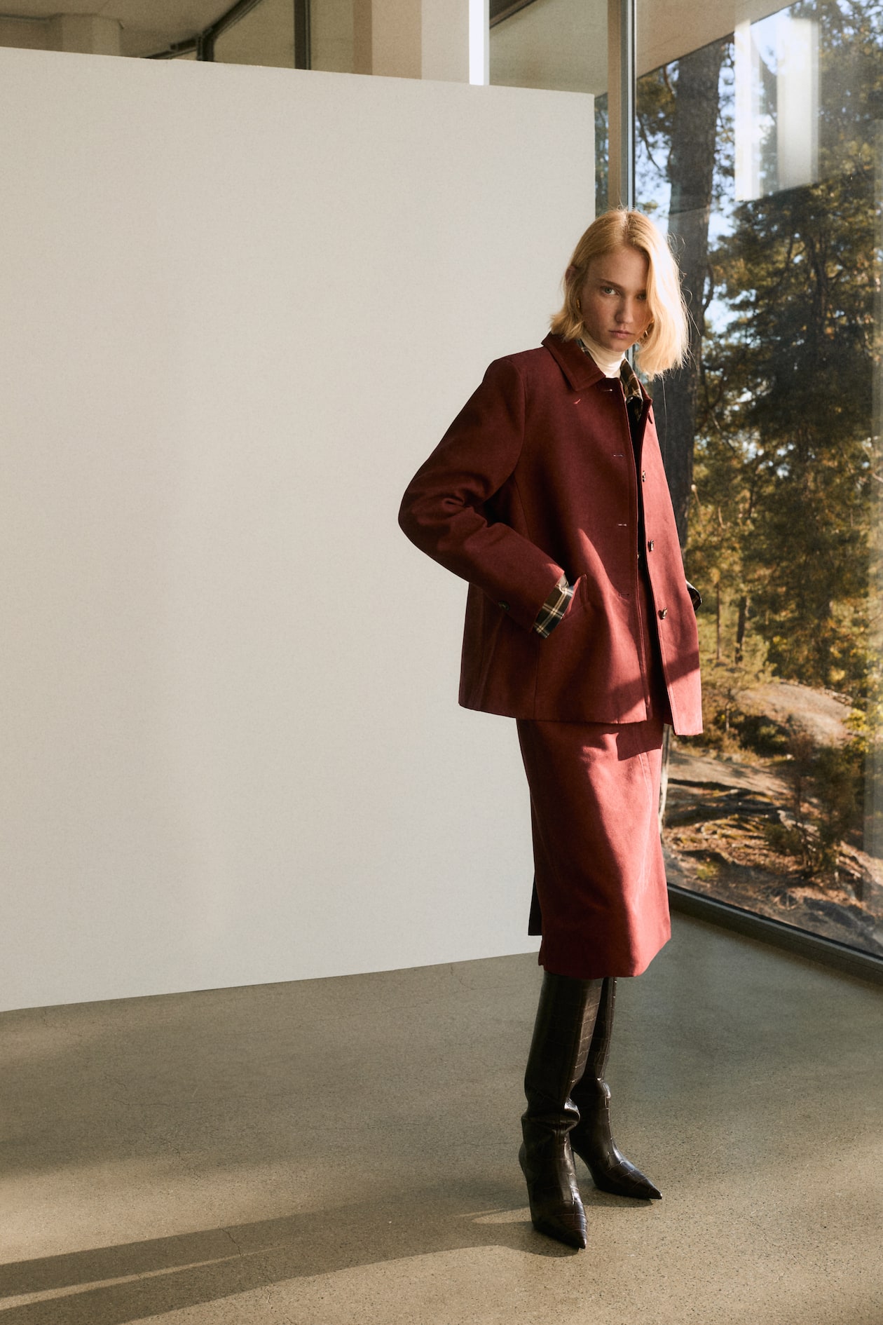 Jacket with Collar - image 2