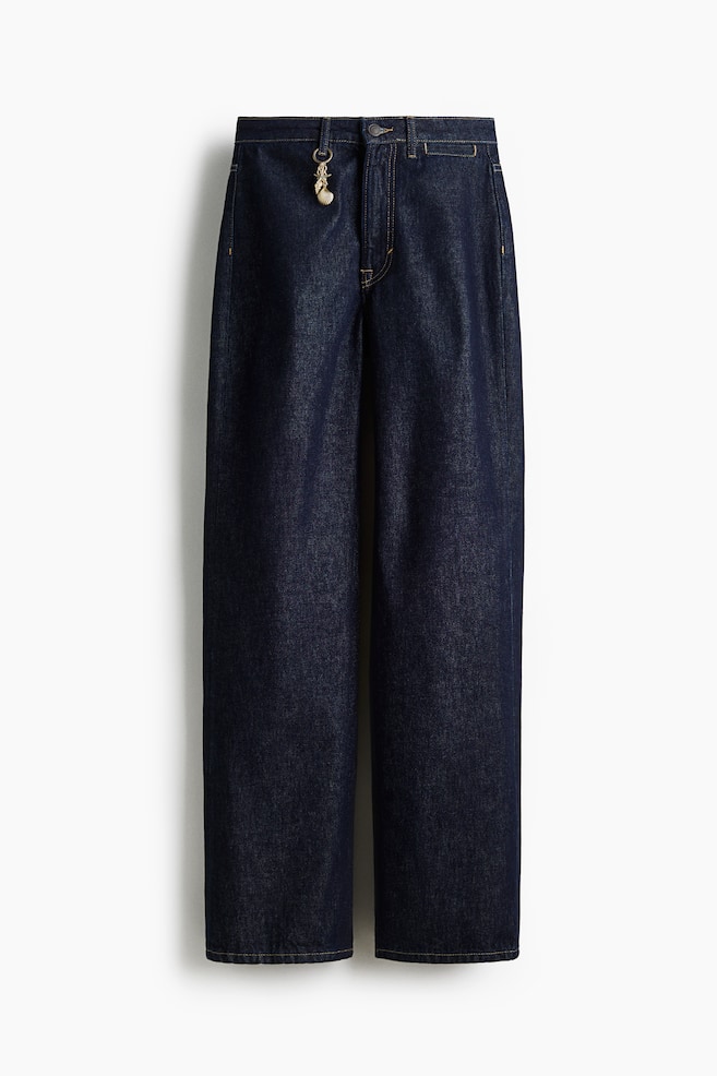 Straight High Jeans - Bleu denim foncé - 1