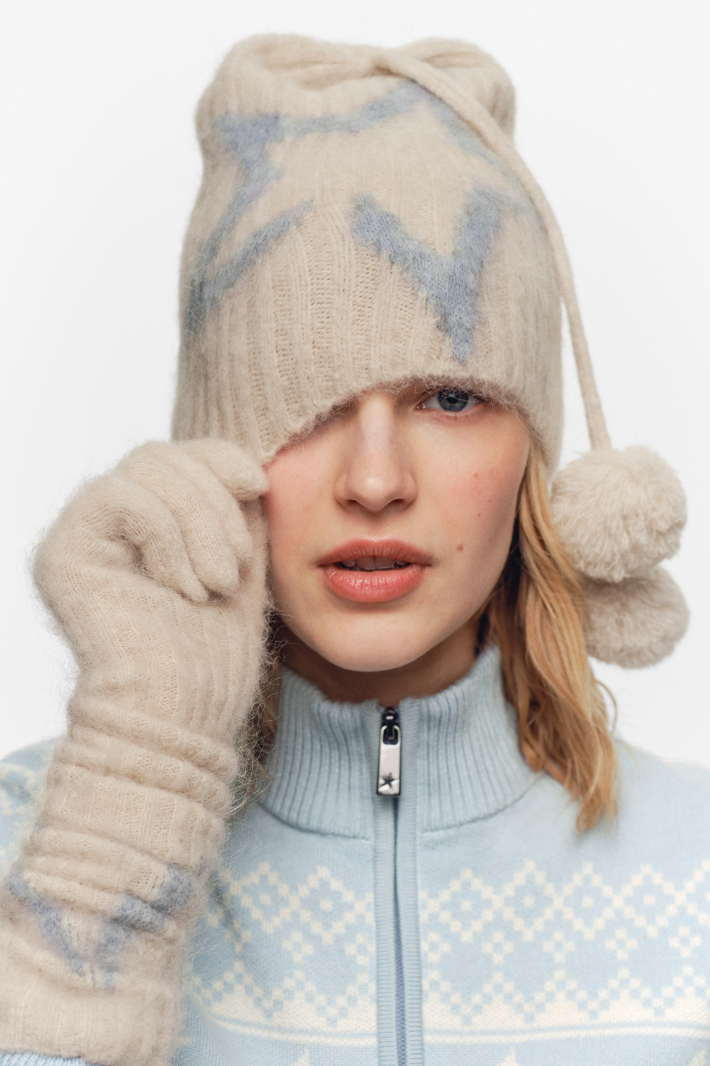 starteam ビーニー　モヘア モヘアブレンドビーニー - クリーム - レディース | H&M JP