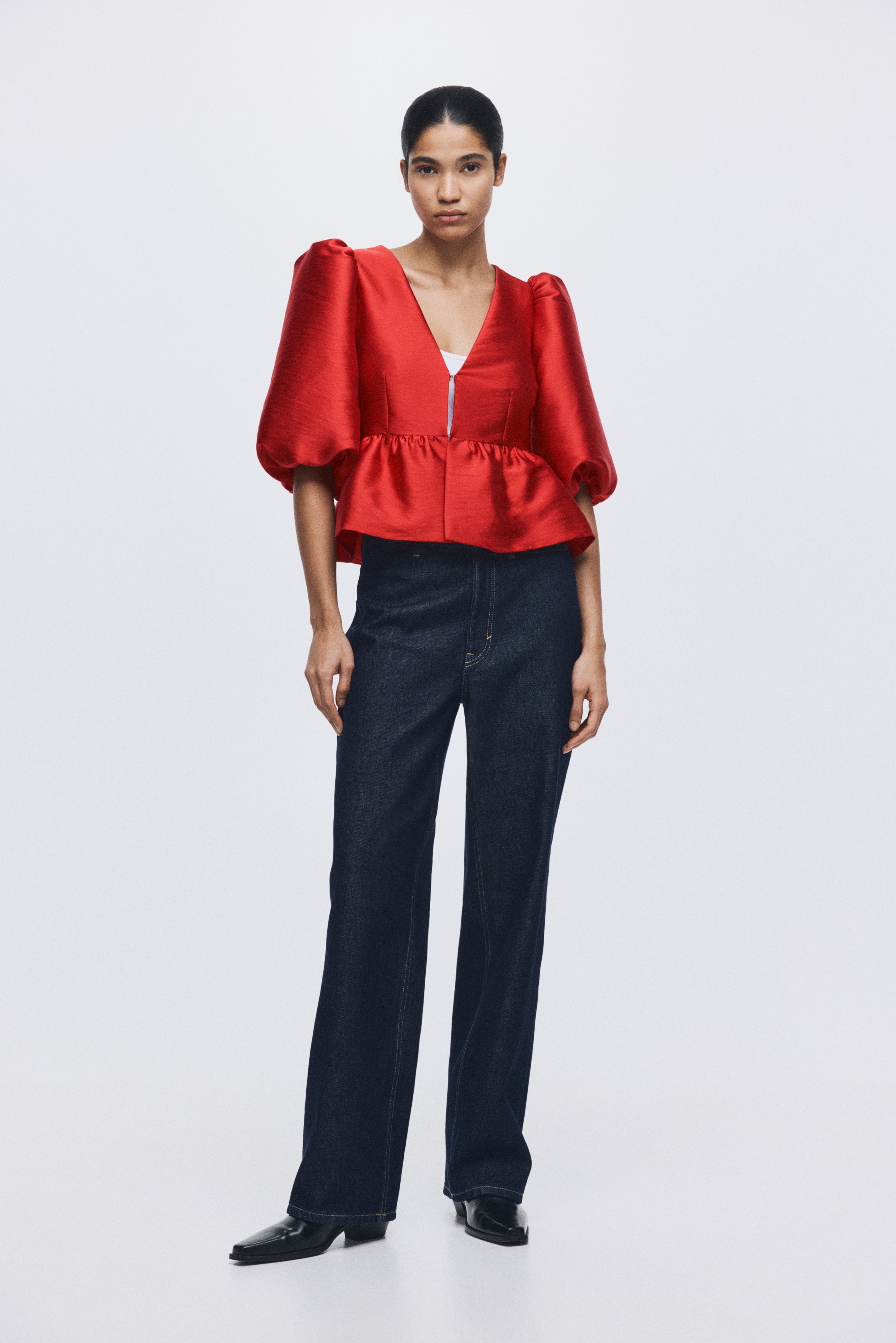 Peplum blouse