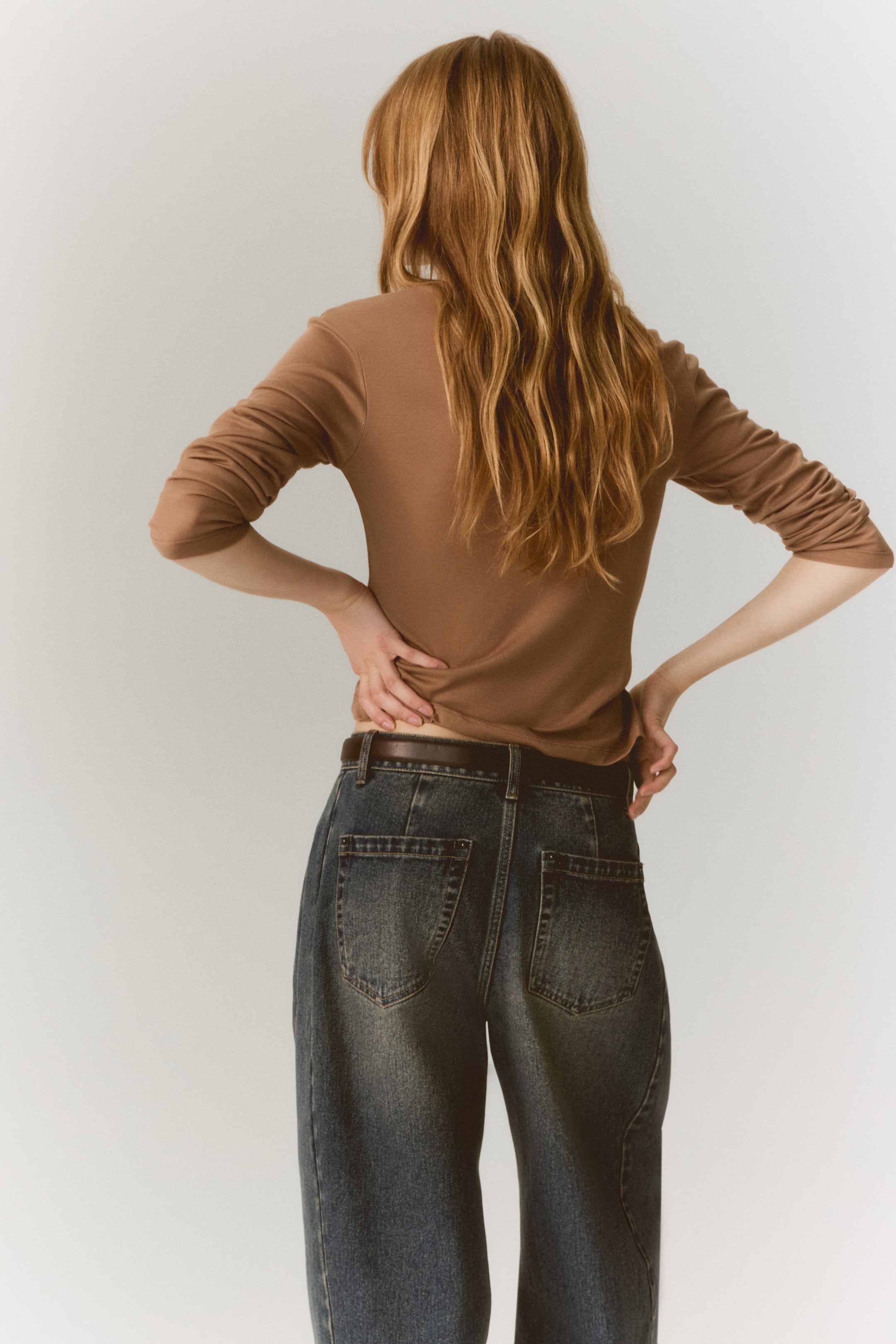 View larger image: Sheer cardigan - Dark beige - Ladies | H&M IN 4