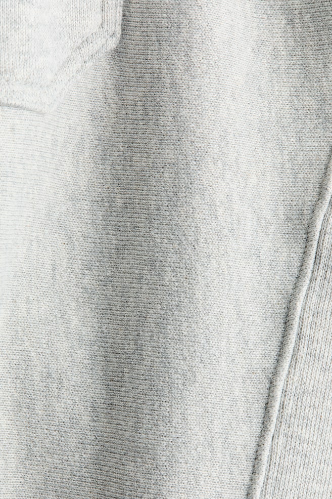 Sweatshirt com fecho éclair-Cinzento claro mesclado - 5