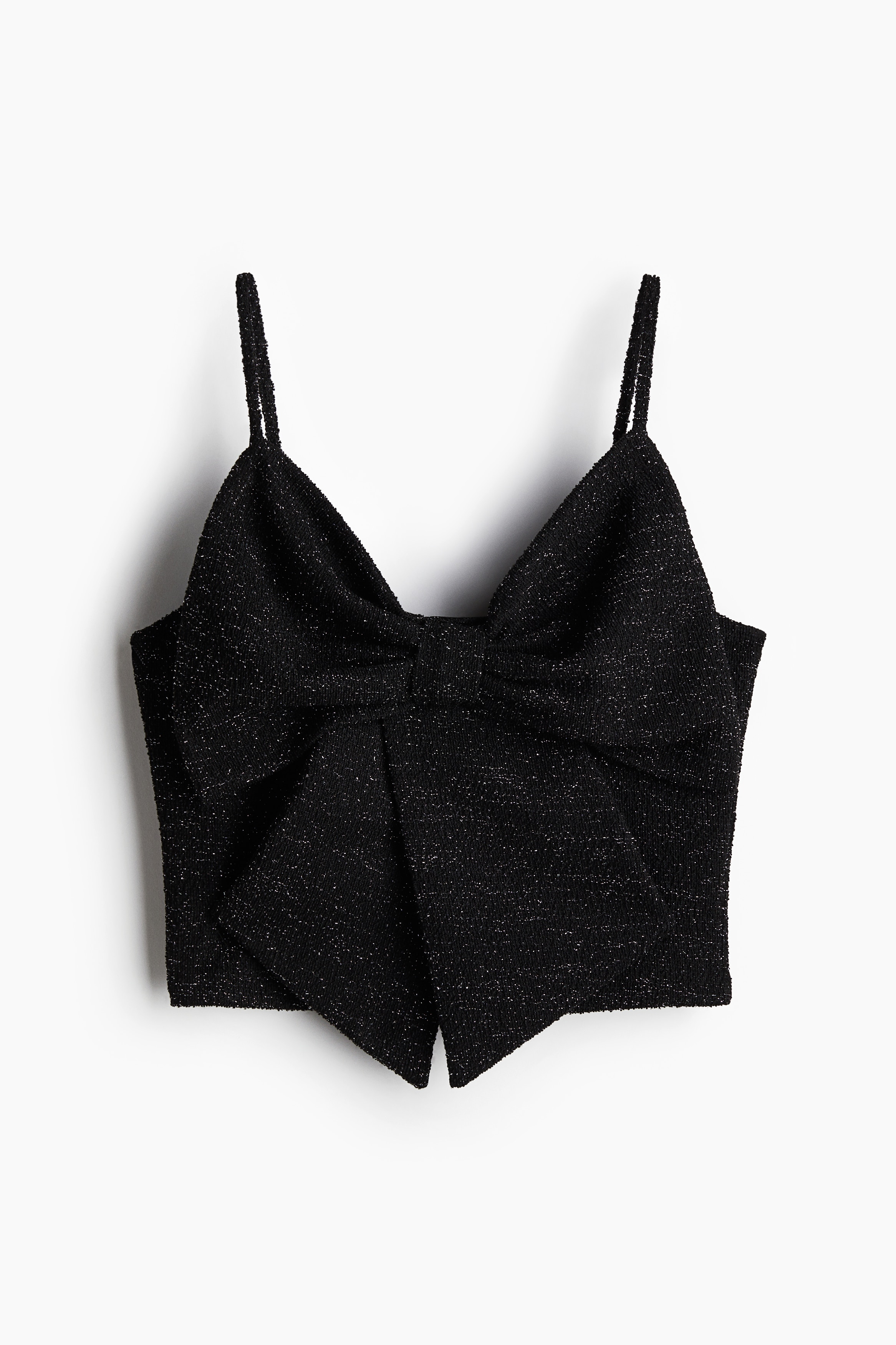 Bow-front strappy topModel