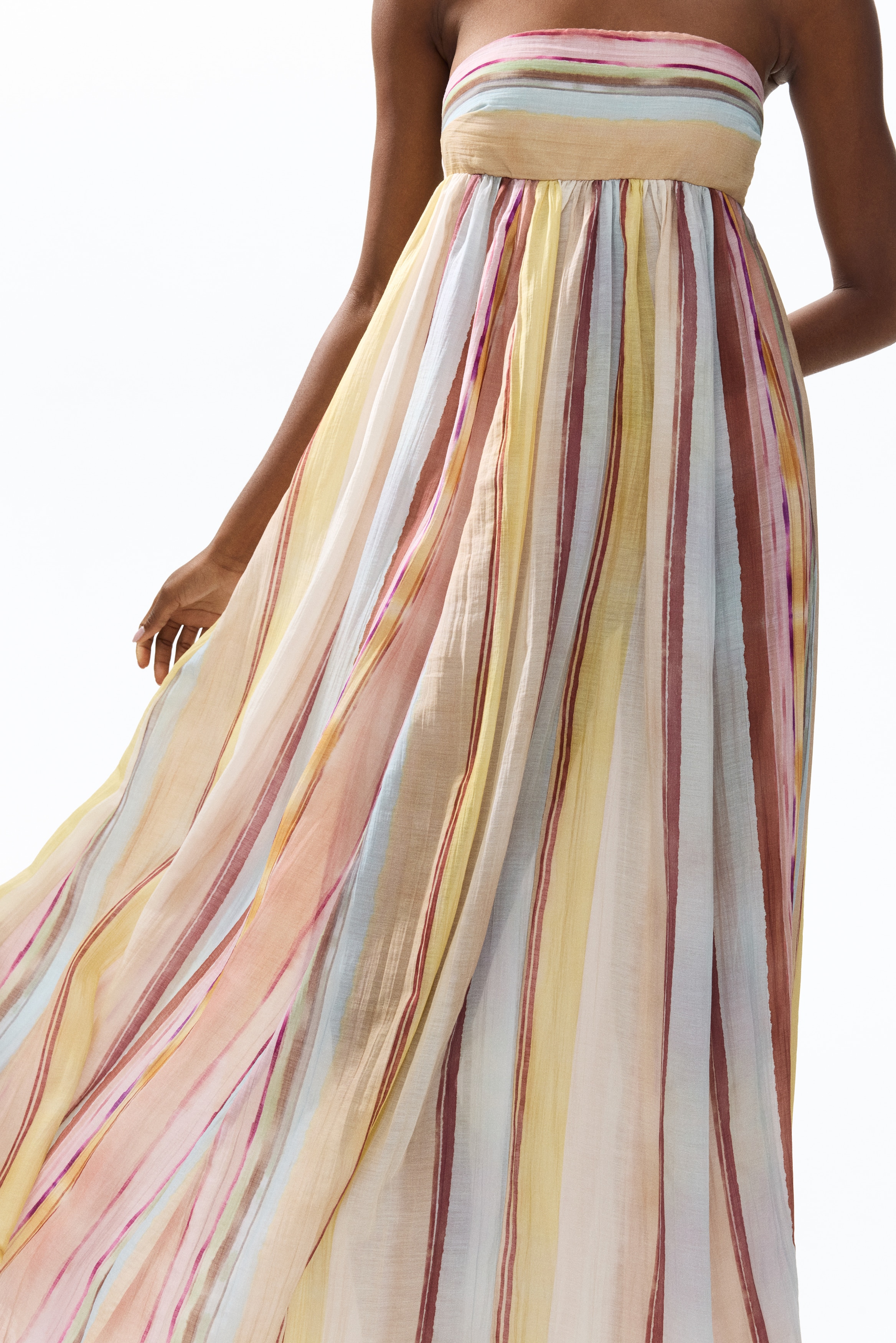 h&m striped maxi dress Women's Striped Maxi Dresses