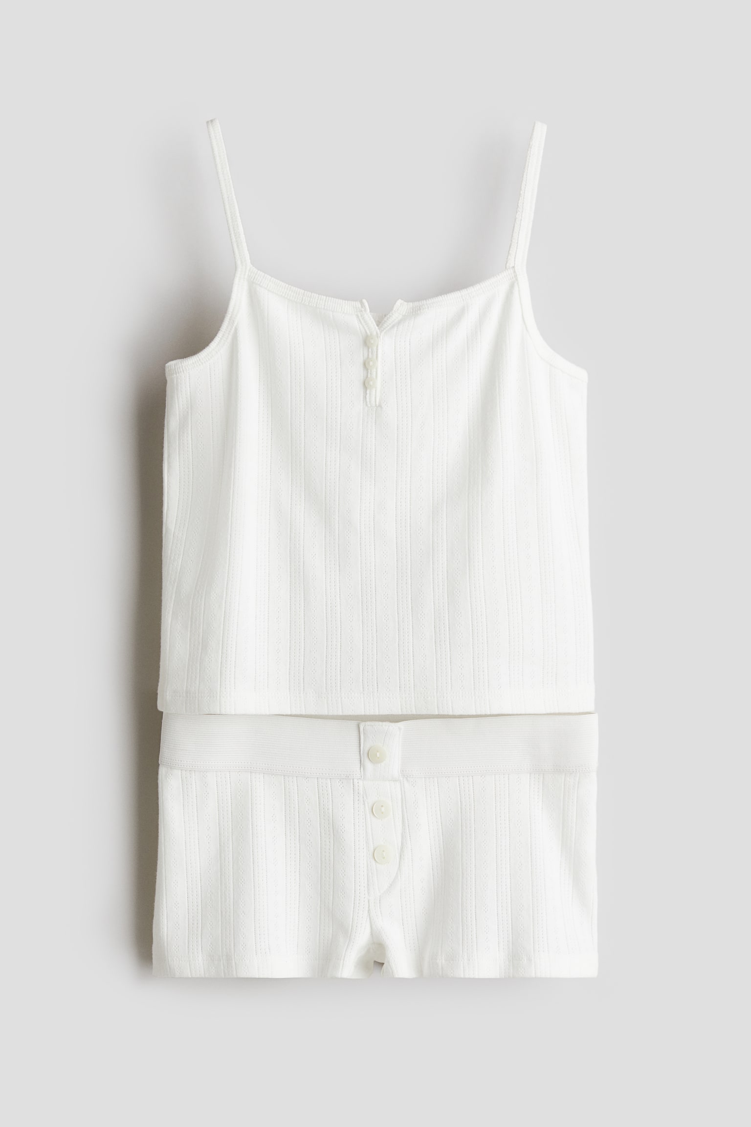 Cotton jersey pyjamas - White - 1