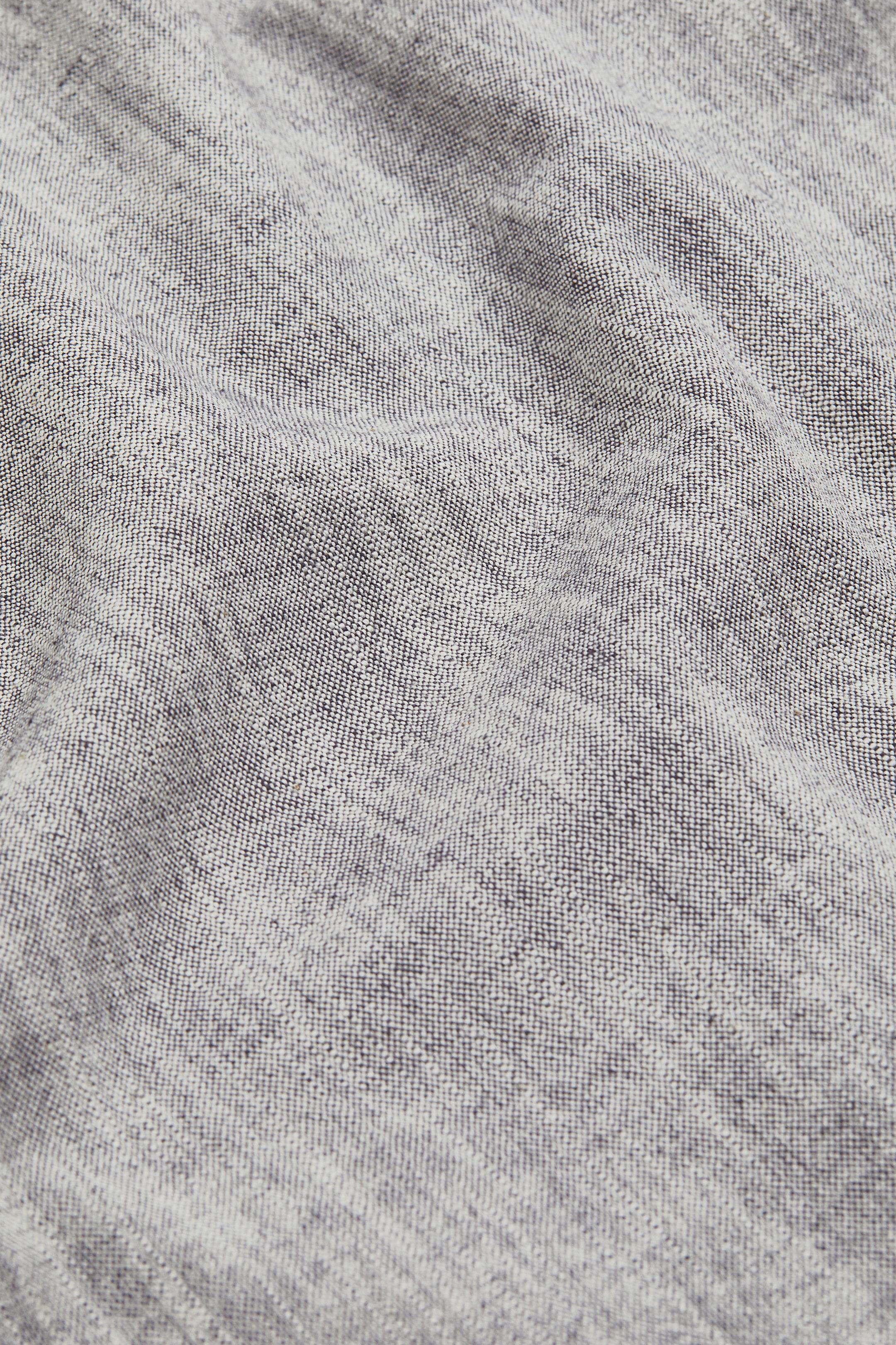 Linen-blend table runner - Grey marl - Home All | H&M GB